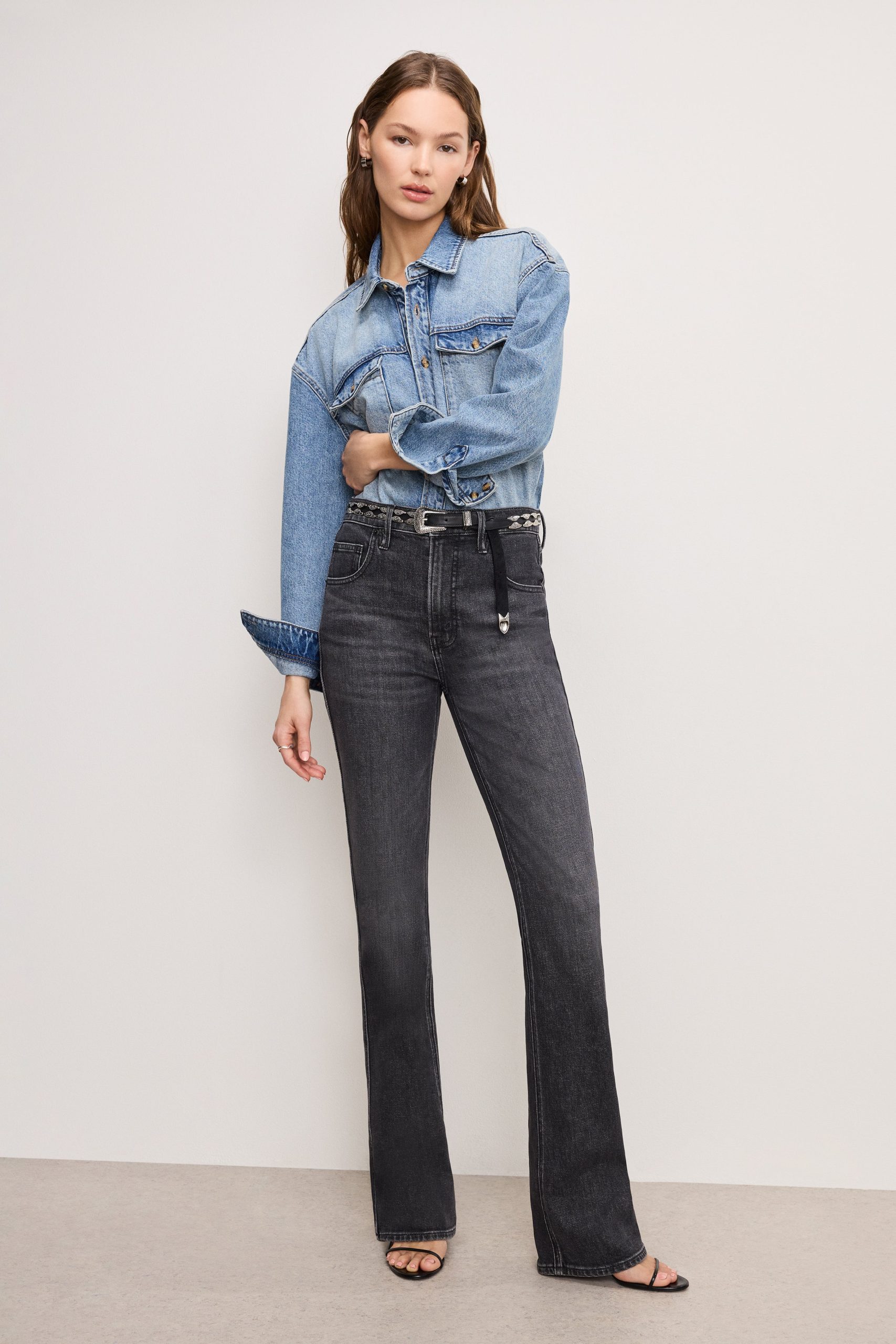 GOOD COWBOY BOOTCUT JEANS | BLACK354 - Image 4