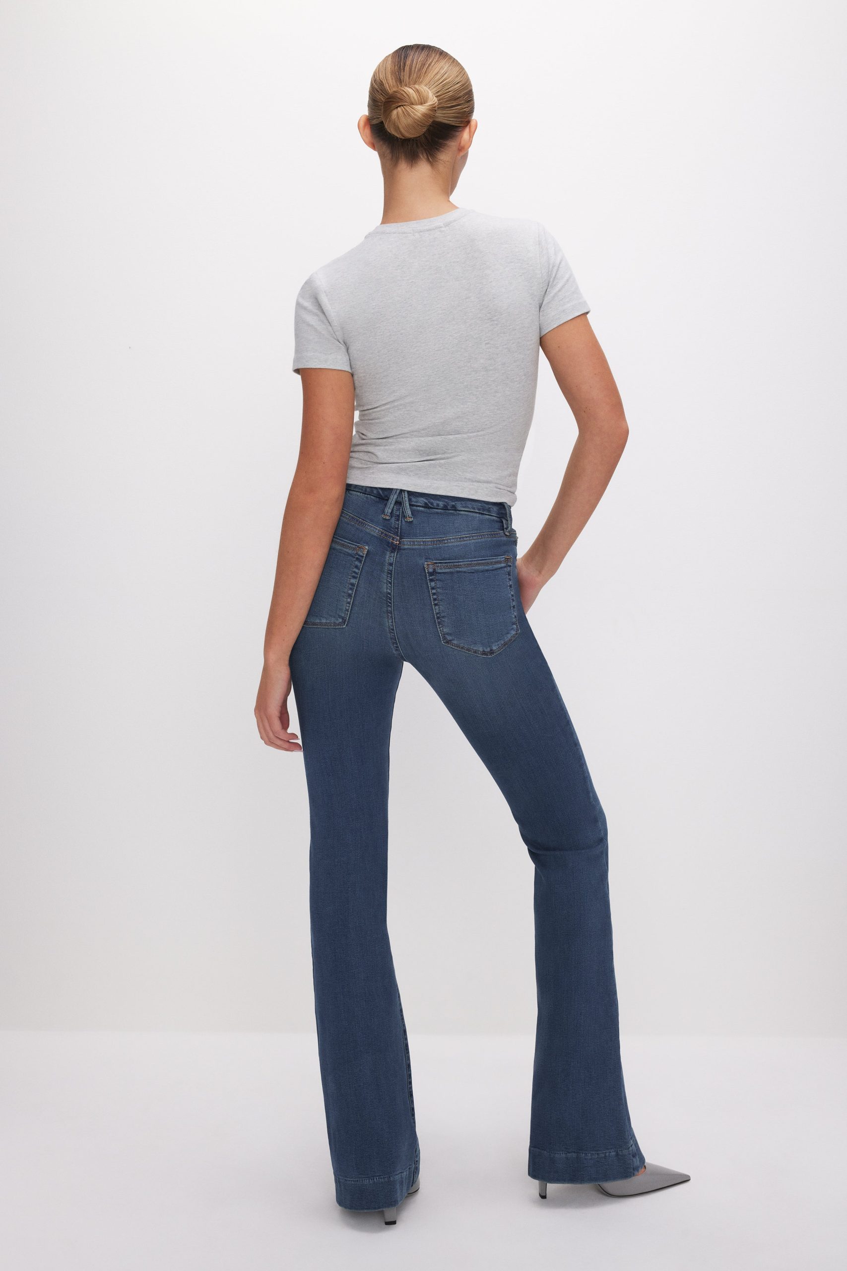 GOOD LEGS FLARE JEANS | BLUE004 - Image 4