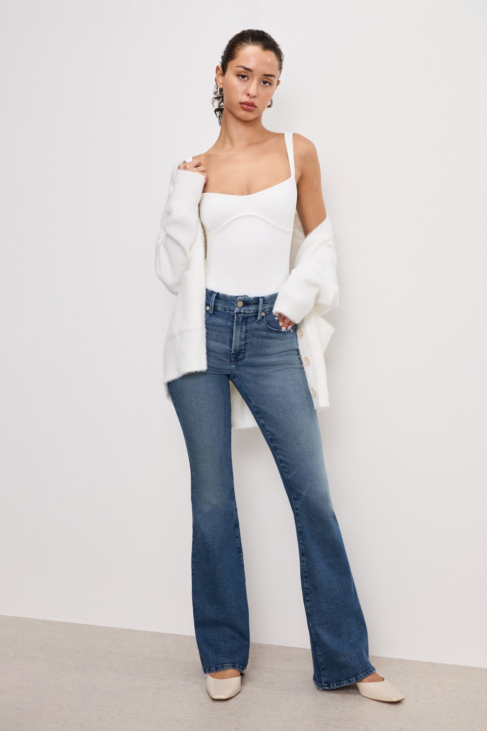 SWEETHEART SCULPTING TANK BODYSUIT | WHITE001 - Image 2