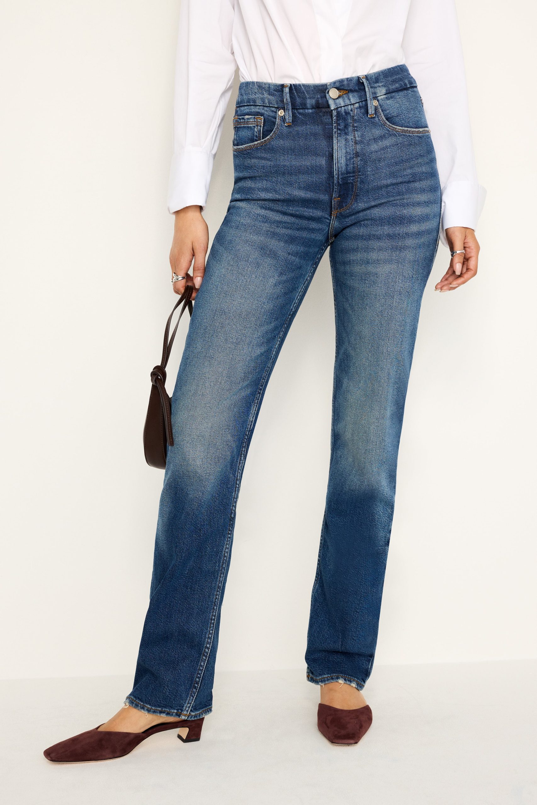GOOD ICON STRAIGHT JEANS | INDIGO605 - Image 2