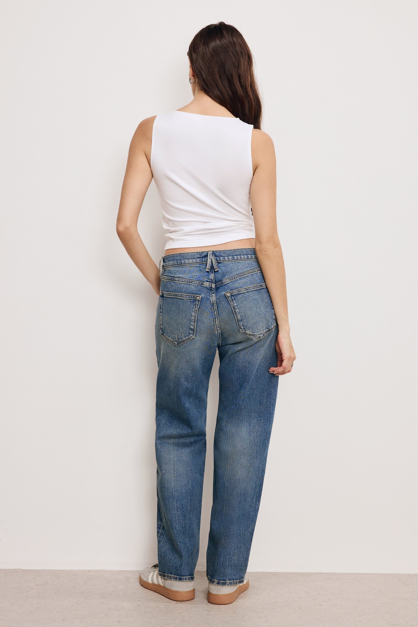GOOD RELAXED STRAIGHT JEANS | INDIGO868 - Image 3