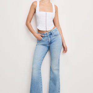 DOLLY JOLEANS FLARE JEANS | INDIGO1019