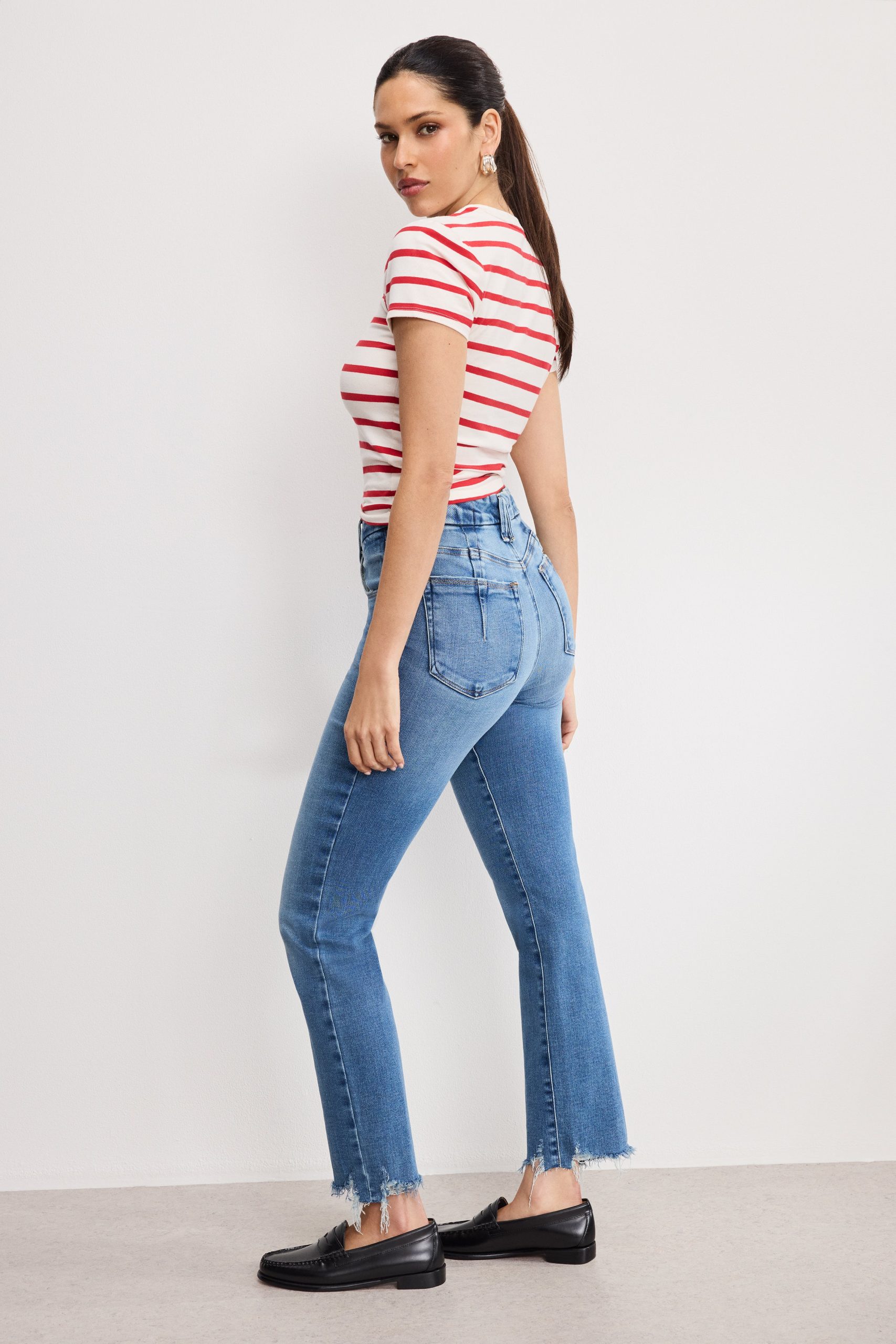SOFT TECH GOOD LEGS STRAIGHT JEANS | INDIGO514 - Image 2