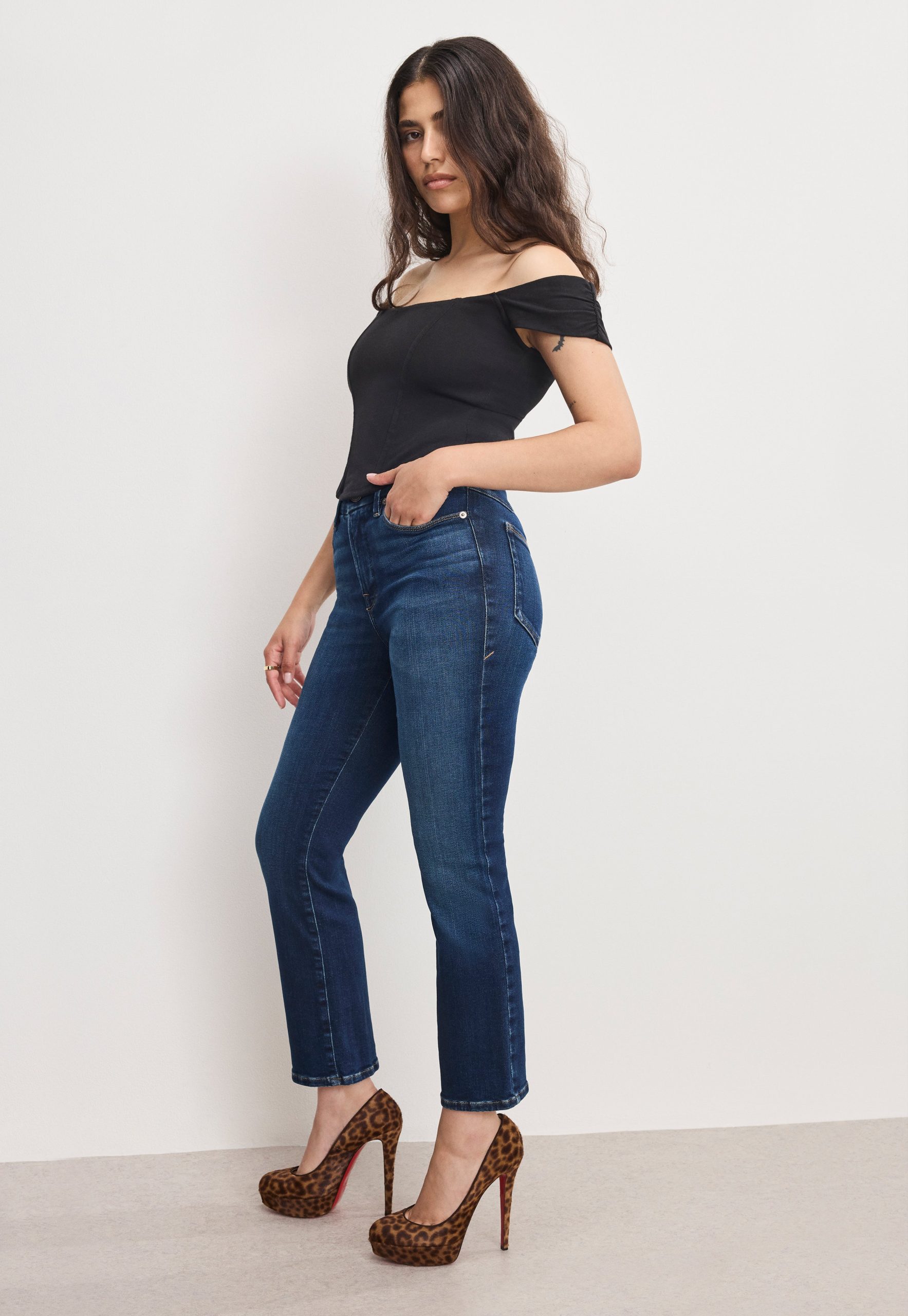 DOLLY JOLEANS PETITE STRAIGHT JEANS | INDIGO1080 - Image 3
