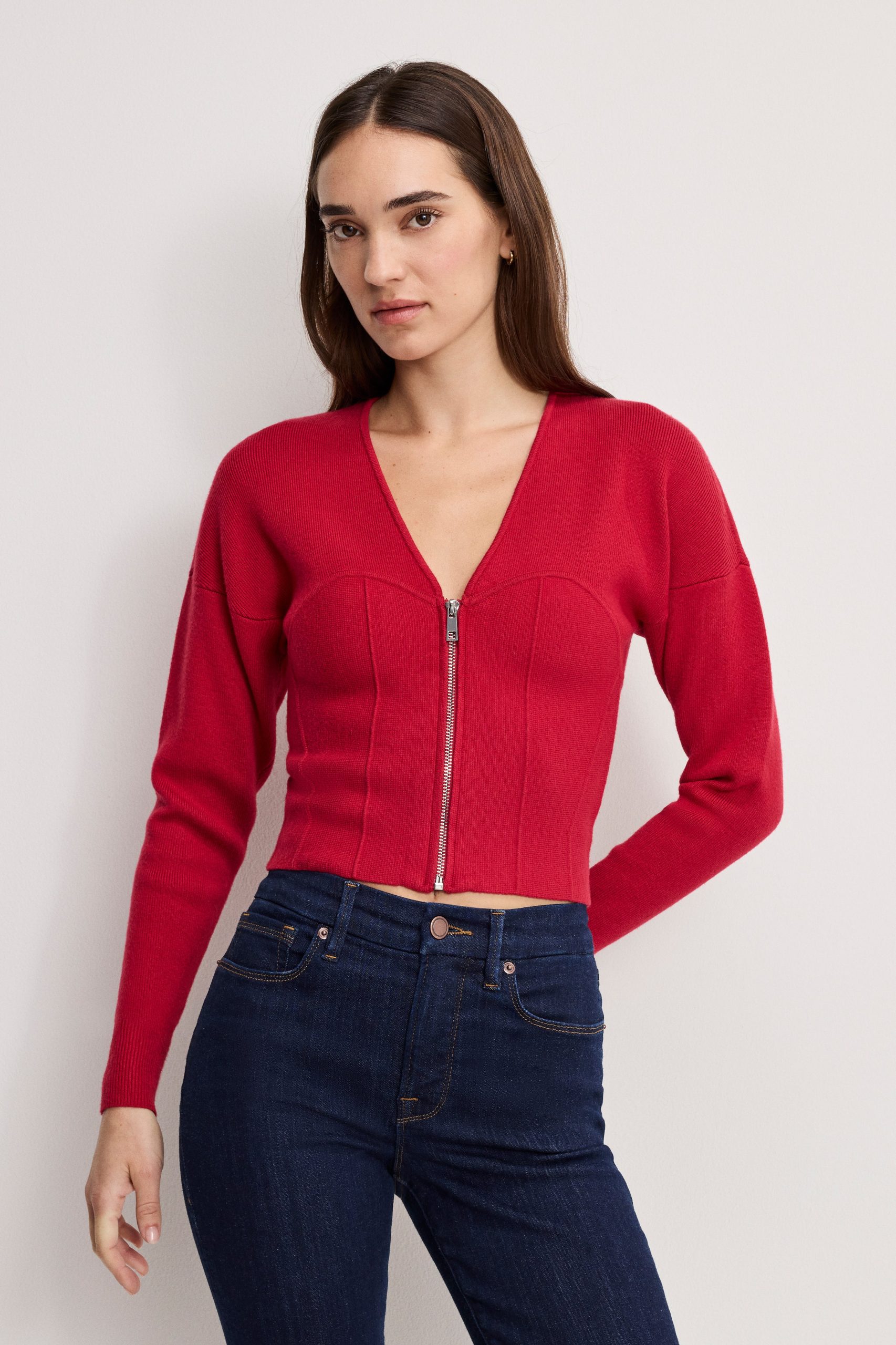BUSTIER SWEATER | RUBY