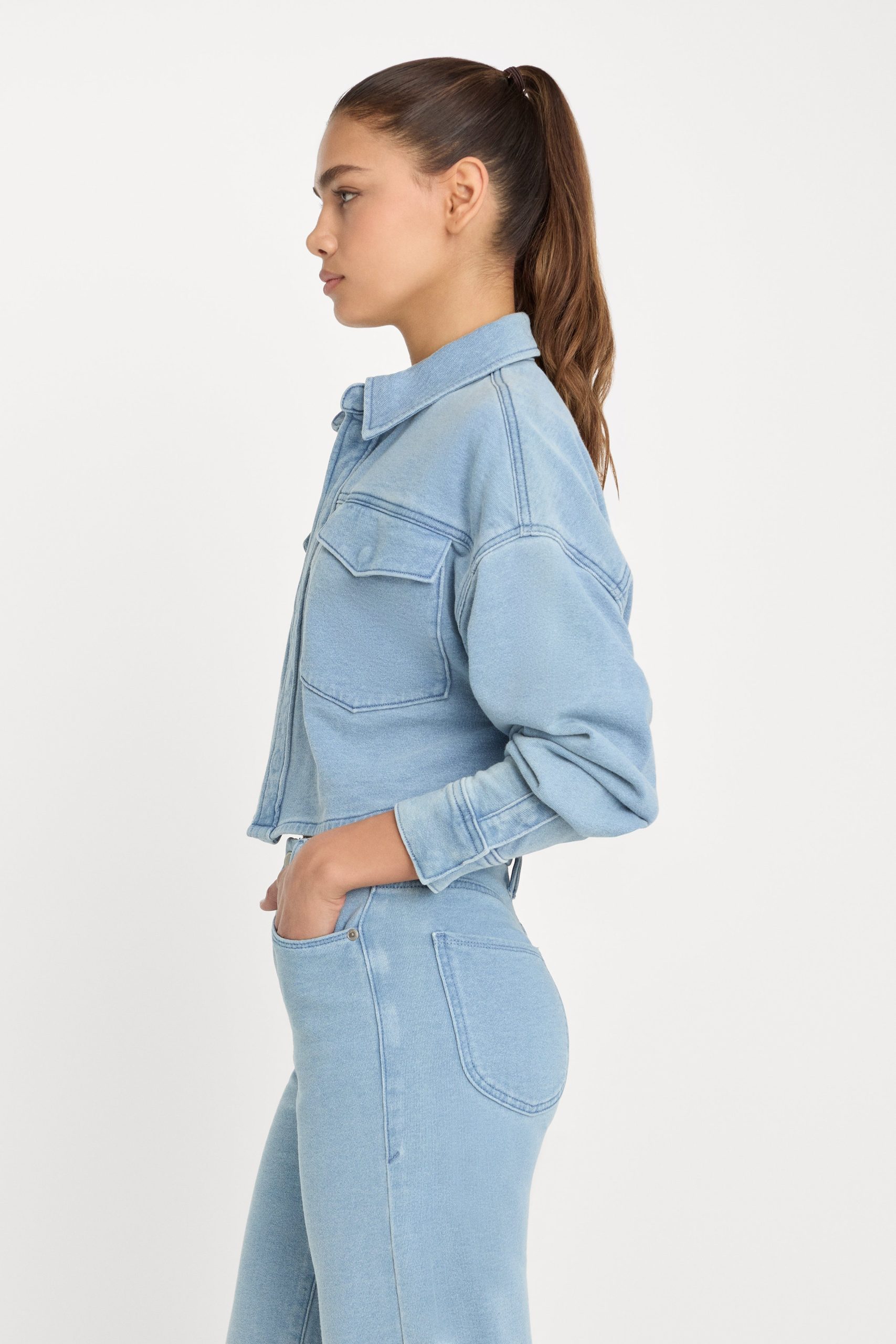 JEANIUS CROPPED JACKET | INDIGO376 - Image 2