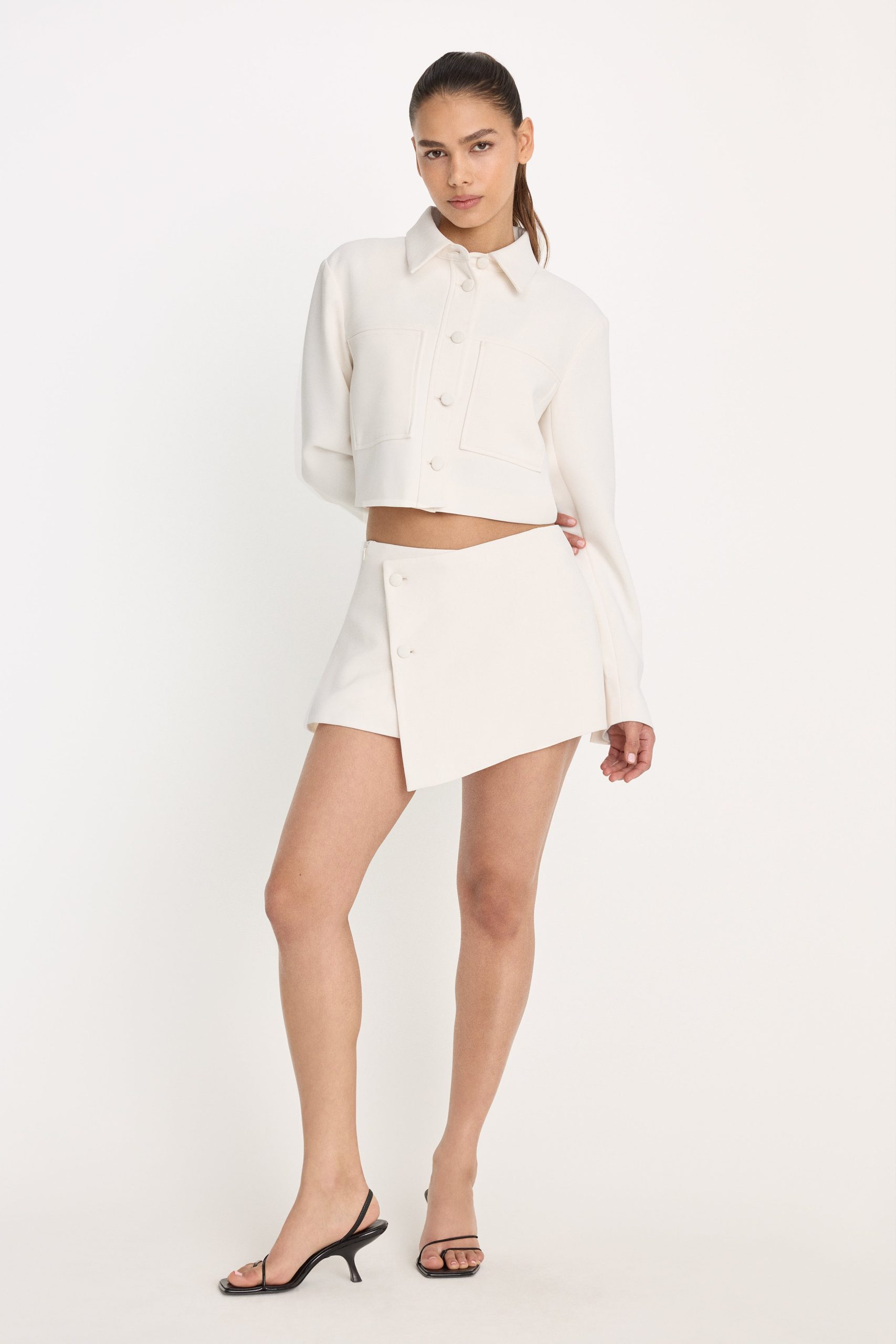 LUXE SUITING SKORT | SOFT SHELL