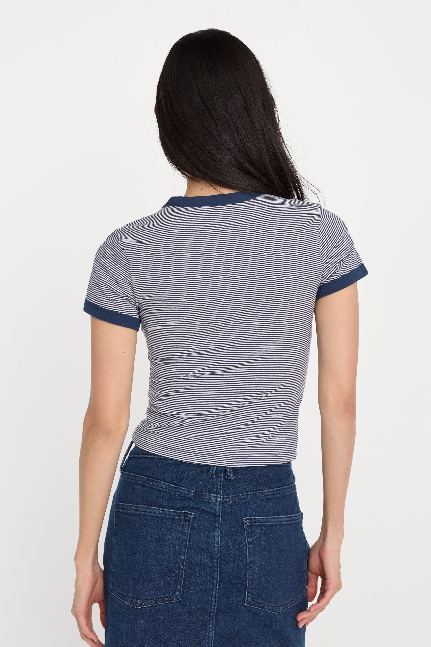 THE RINGER BABY TEE | HORIZON STRIPE - Image 4