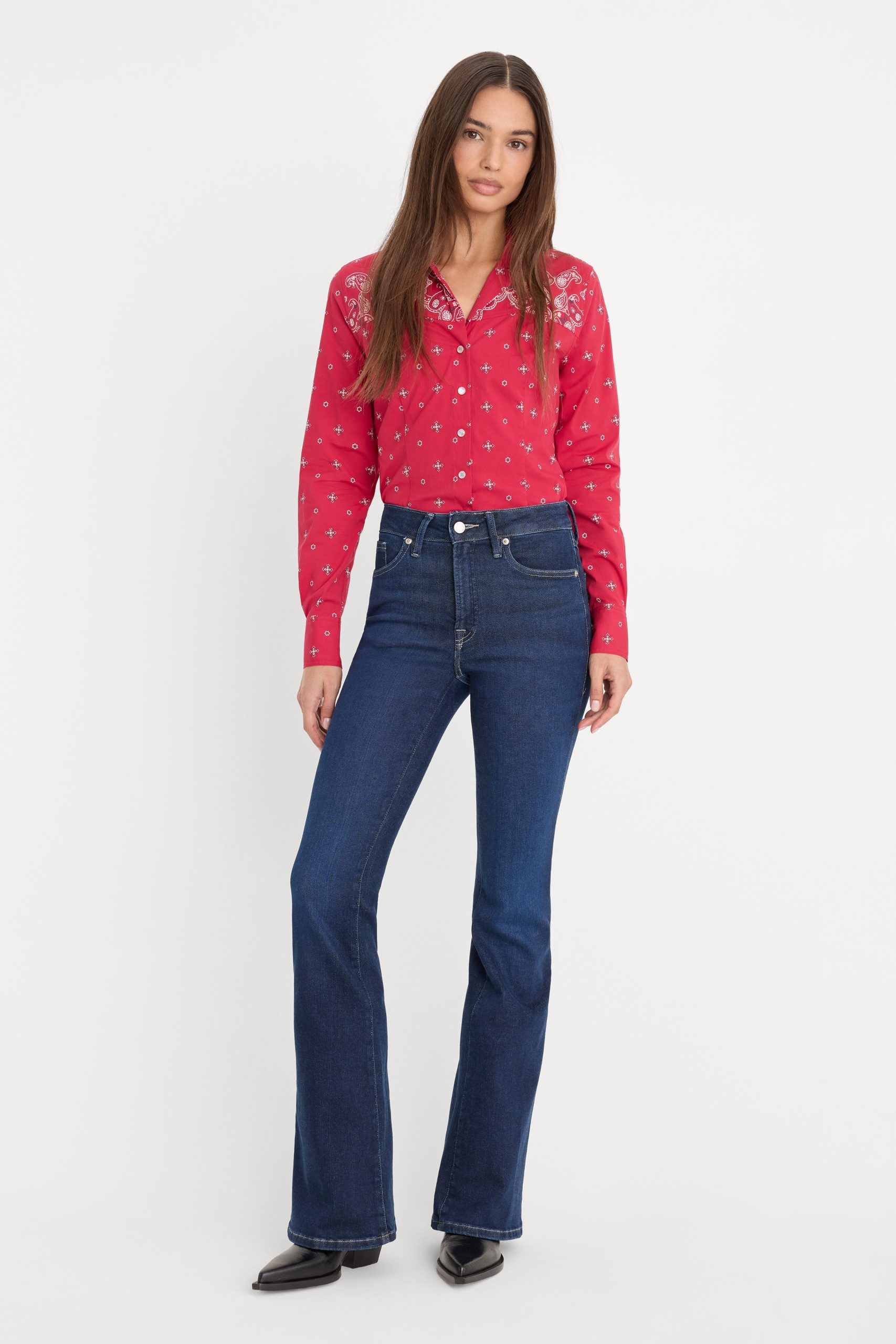 DOLLY JOLEANS GOOD LEGS FLARE JEANS | INDIGO1193 - Image 3