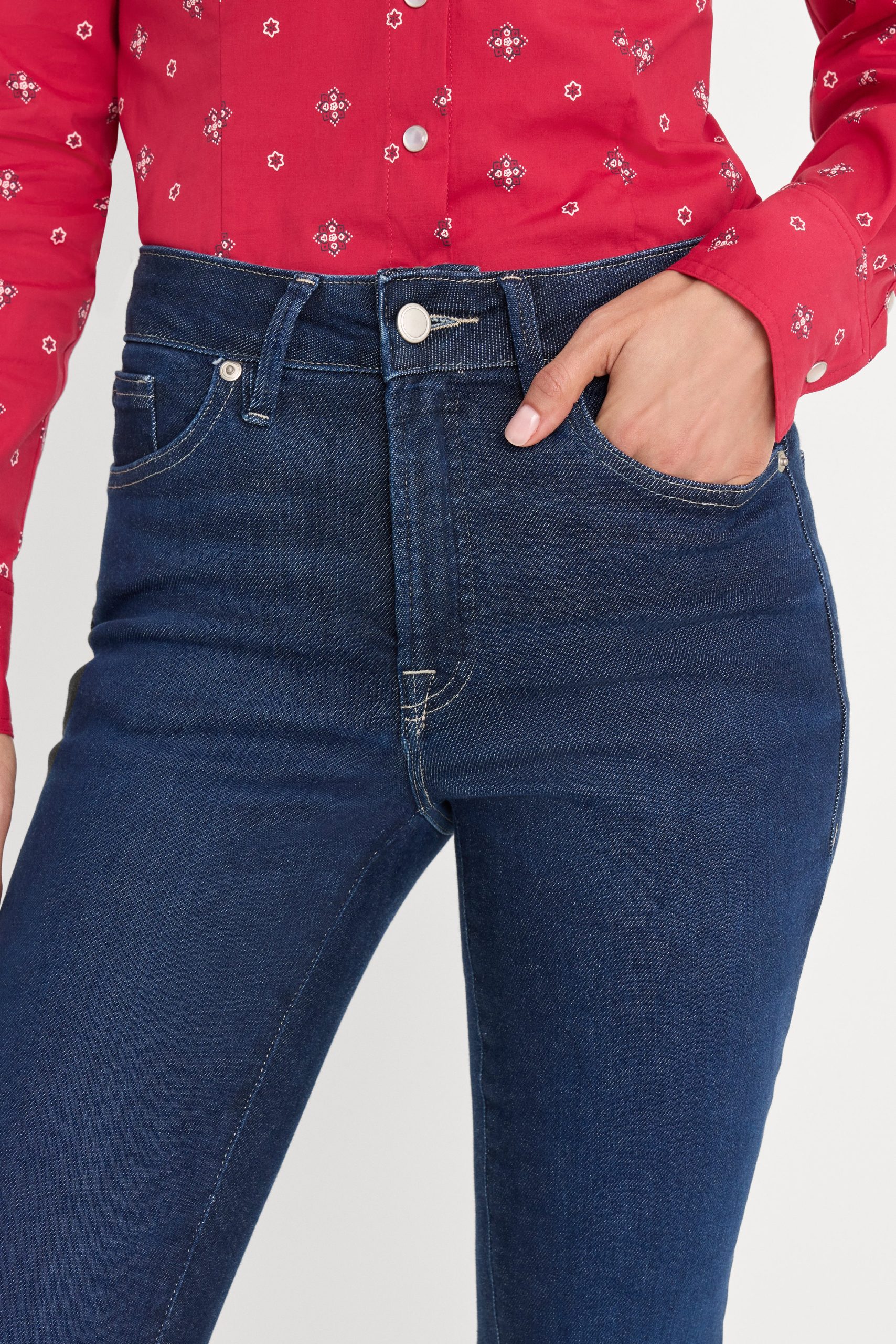 DOLLY JOLEANS GOOD LEGS FLARE JEANS | INDIGO1193 - Image 4