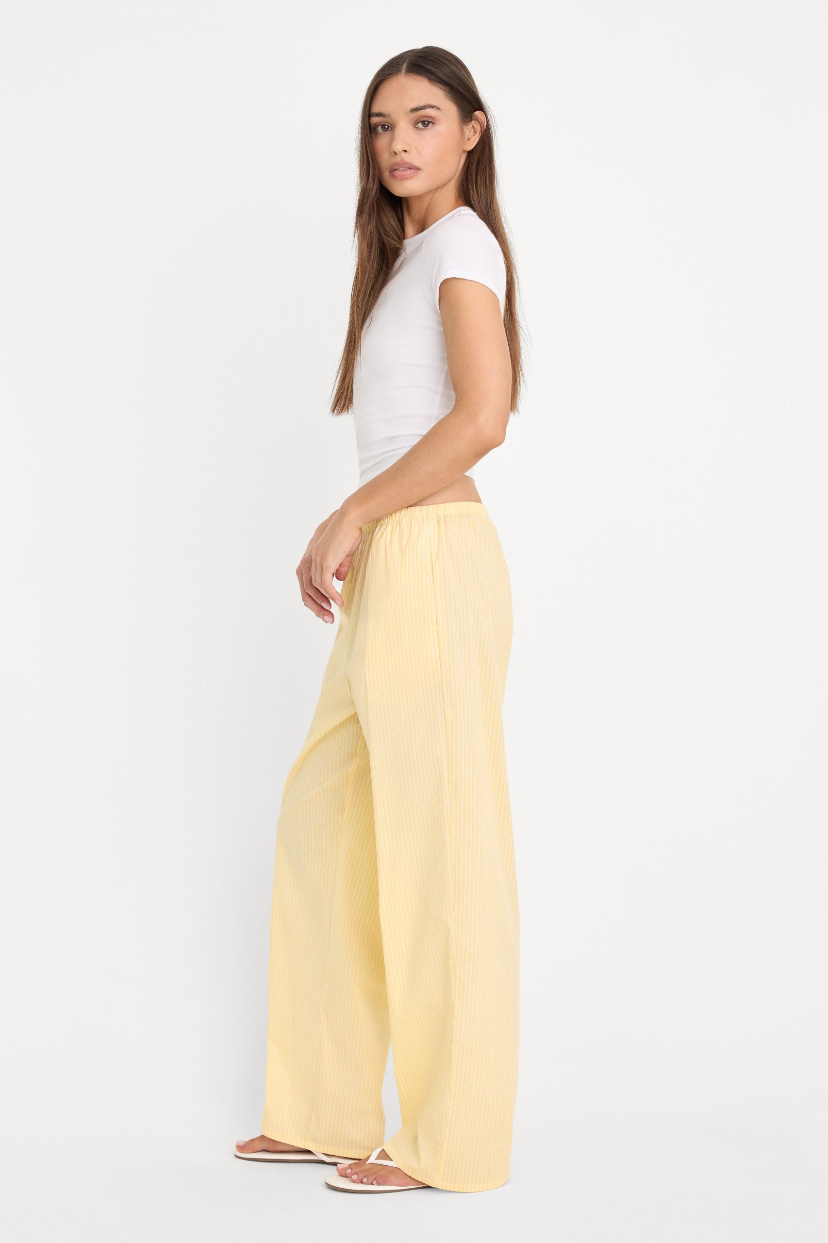 POPLIN PULL ON PANTS | BUTTERBEAM STRIPE - Image 5
