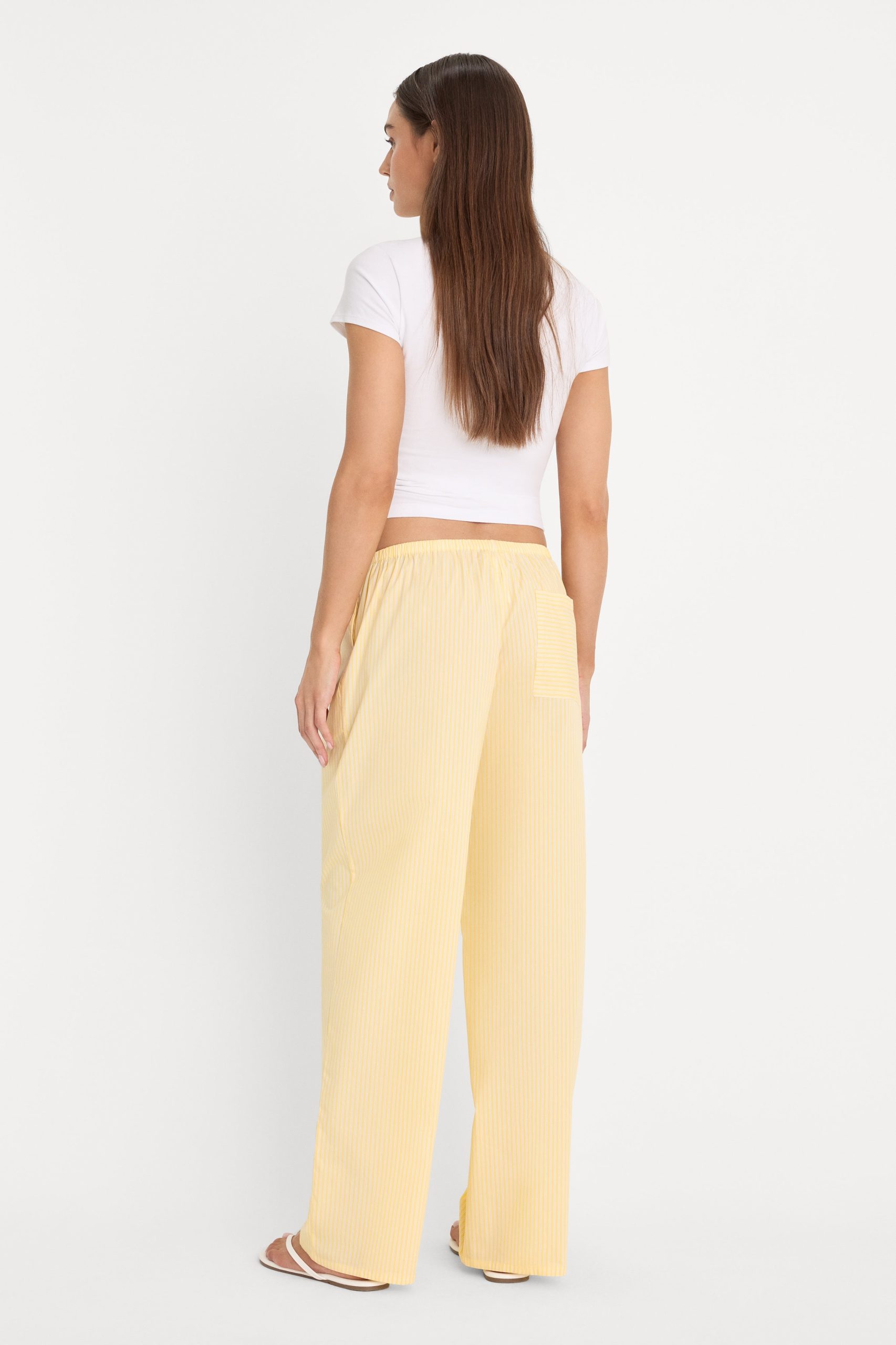 POPLIN PULL ON PANTS | BUTTERBEAM STRIPE - Image 7