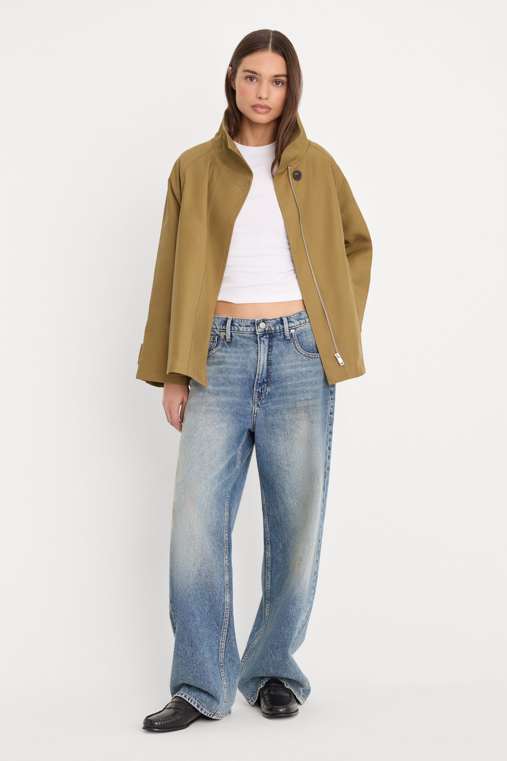 THE FUNNEL NECK TRENCH | FATIGUE - Image 2