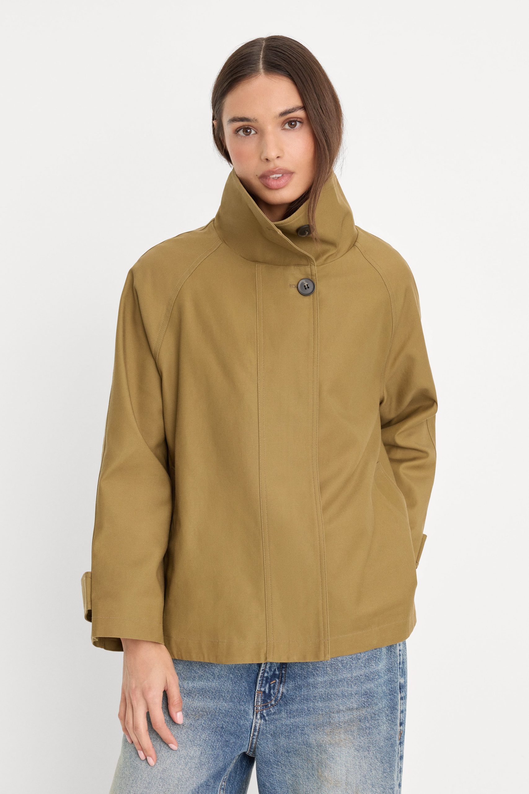 THE FUNNEL NECK TRENCH | FATIGUE - Image 3