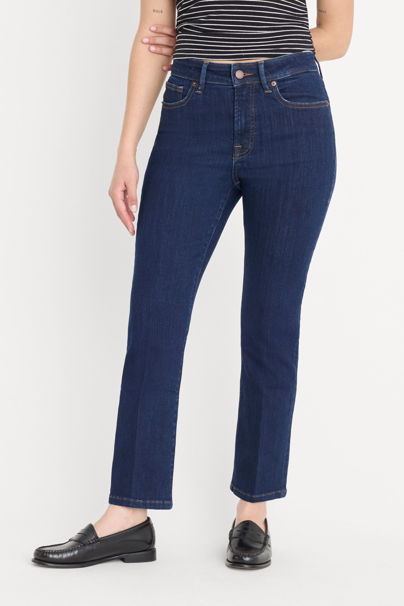 GOOD PETITE STRAIGHT JEANS | INDIGO1153 - Image 2