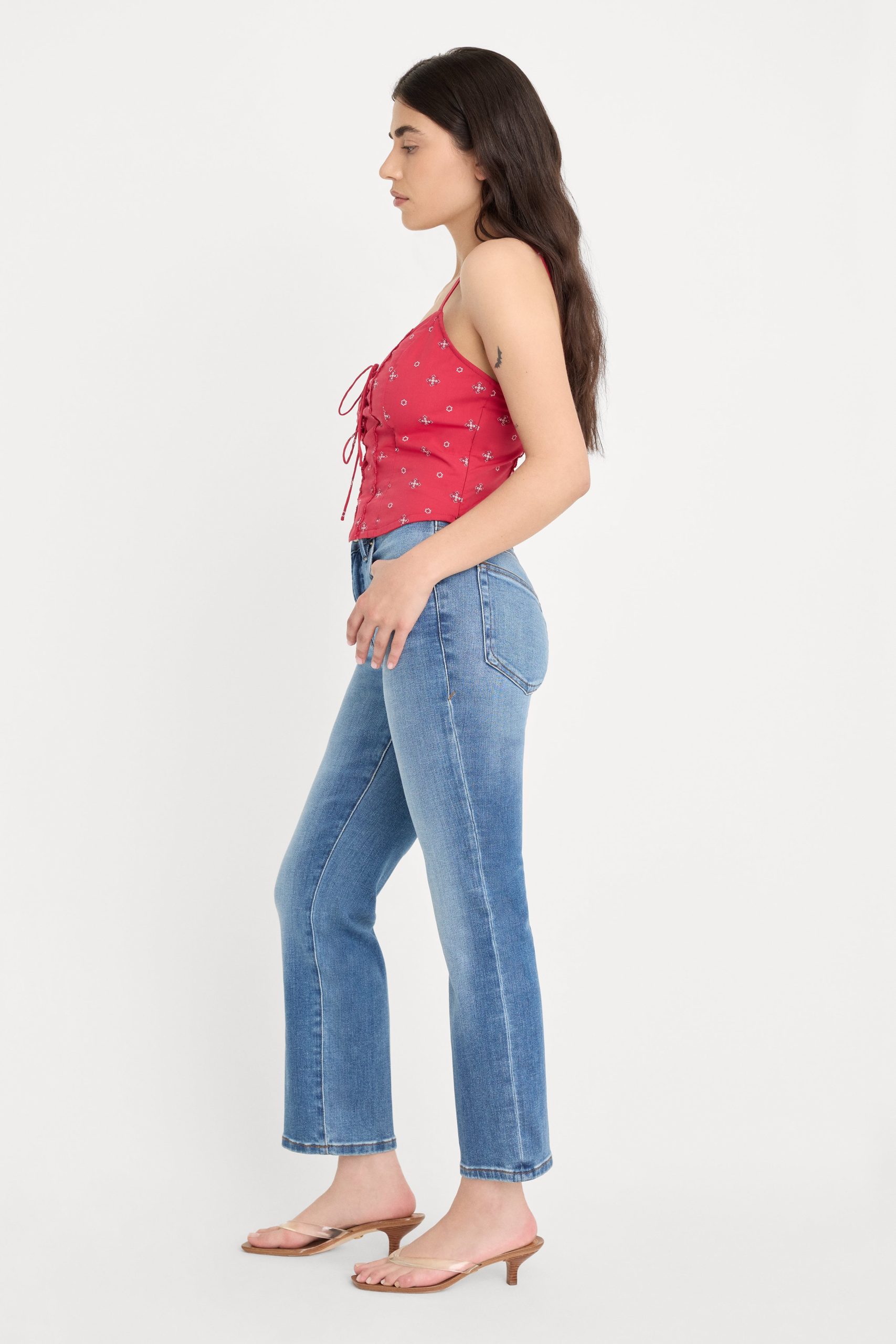 DOLLY JOLEANS PETITE STRAIGHT JEANS | INDIGO1194 - Image 4