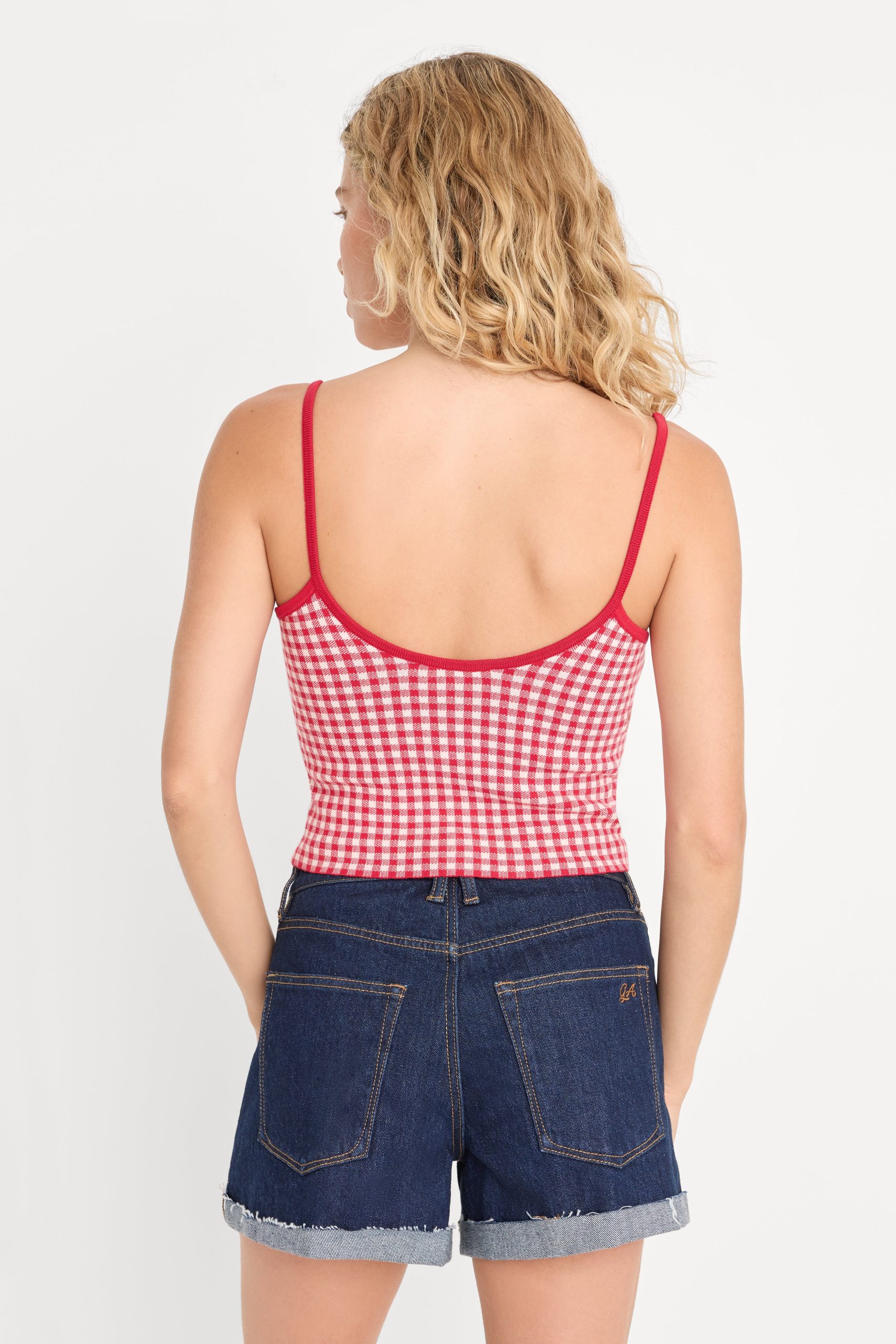 THE KEEPSAKE TANK | CHERRY GINGHAM - Image 5