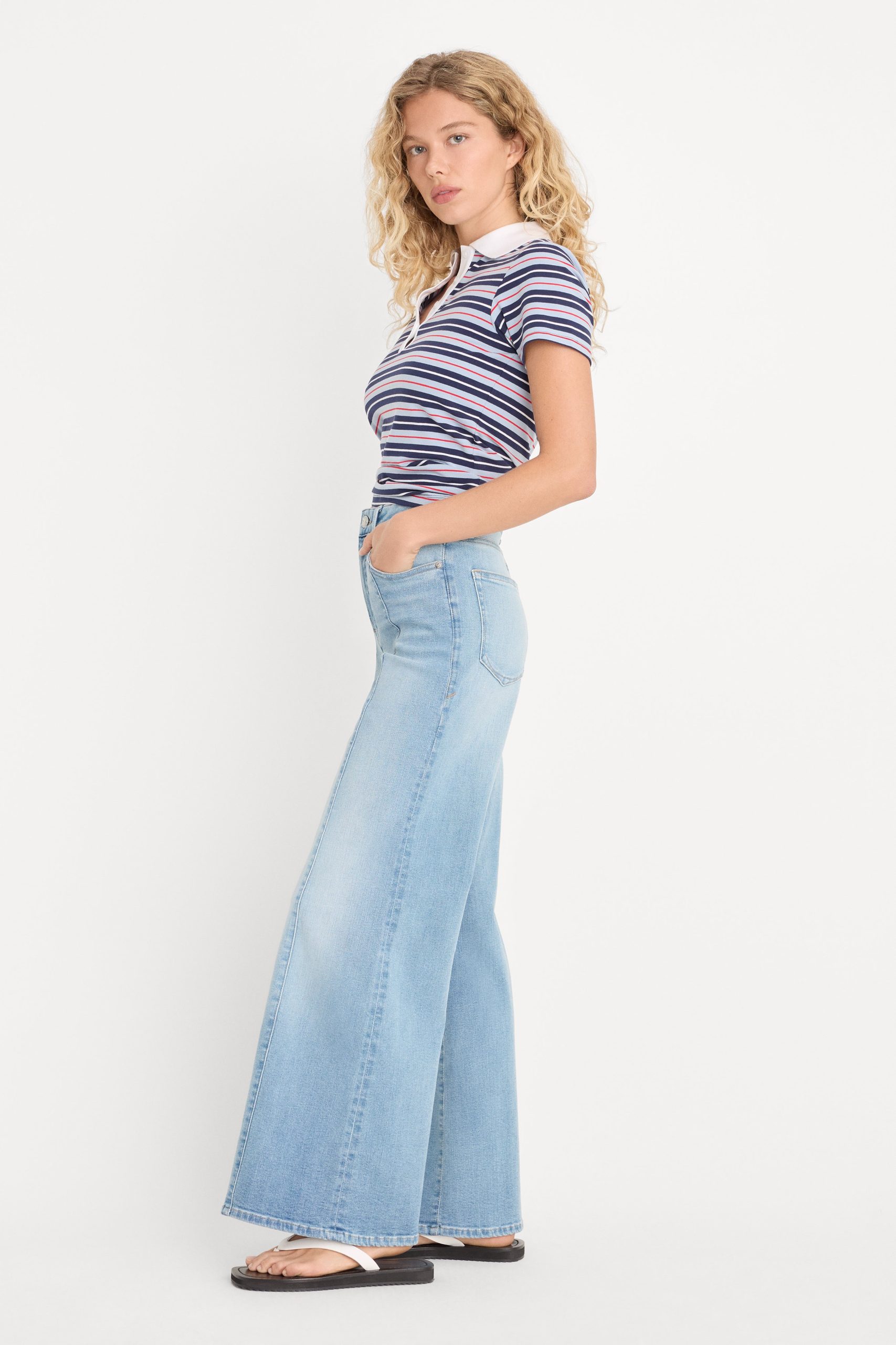 GOOD WAIST PALAZZO ANKLE JEANS | INDIGO1247 - Image 4