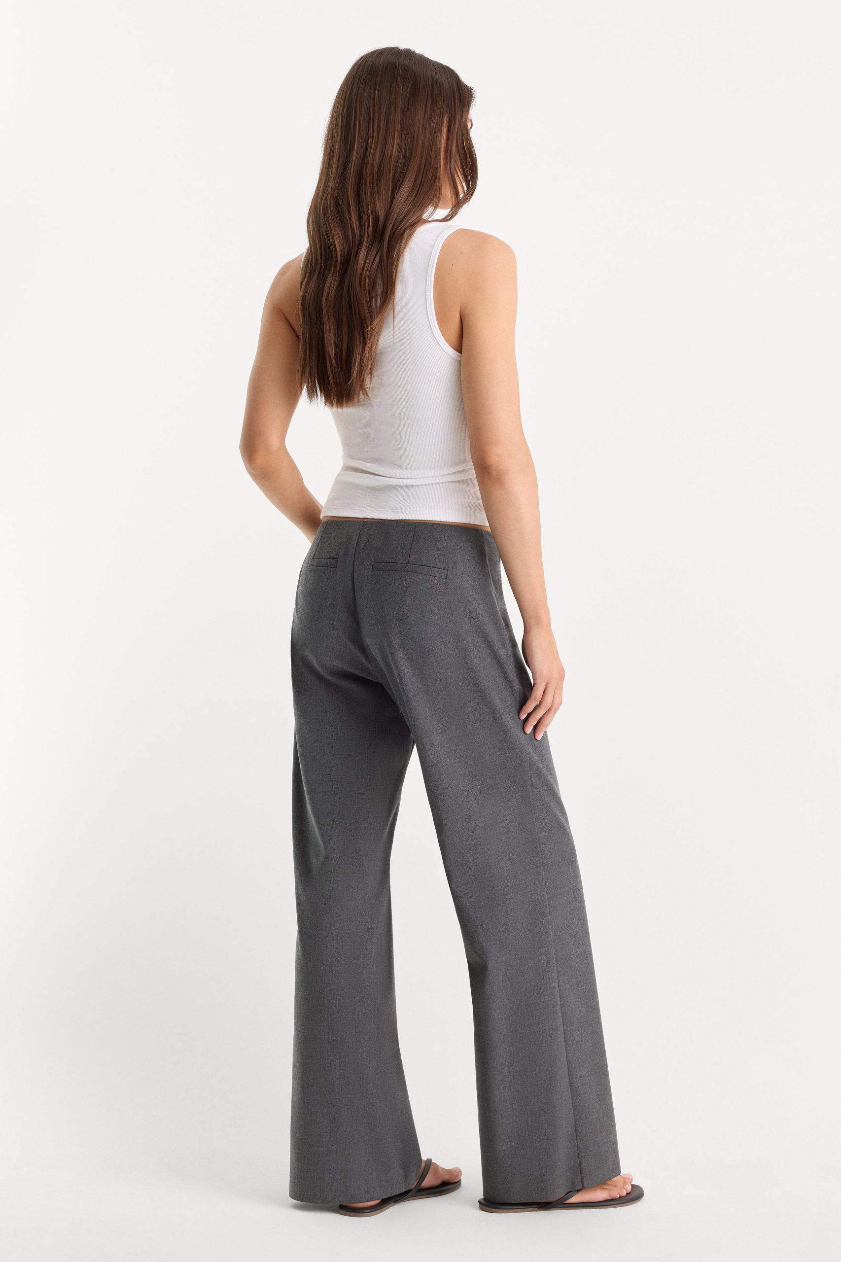 THE LOW RISE TROUSER | ASH - Image 6