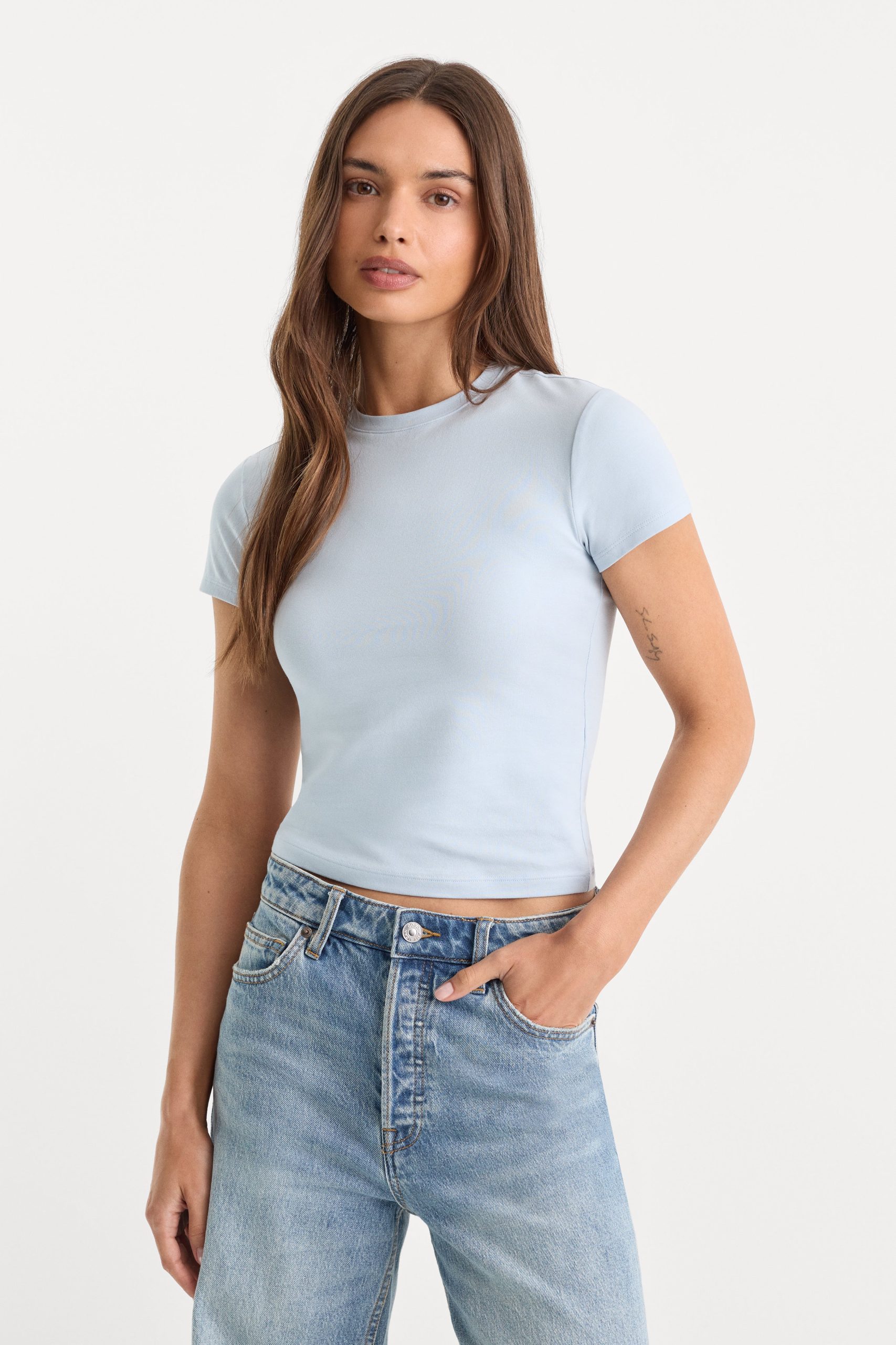 THE BABY TEE | SKY