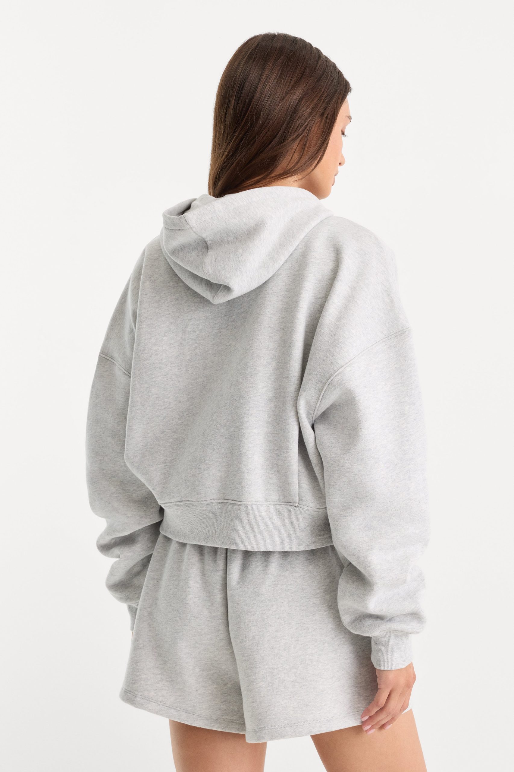 THE ZIP UP SWEATSHIRT | HEATHER GREY - Image 2