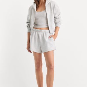 THE FLEECE SHORT | HEATHER GREY