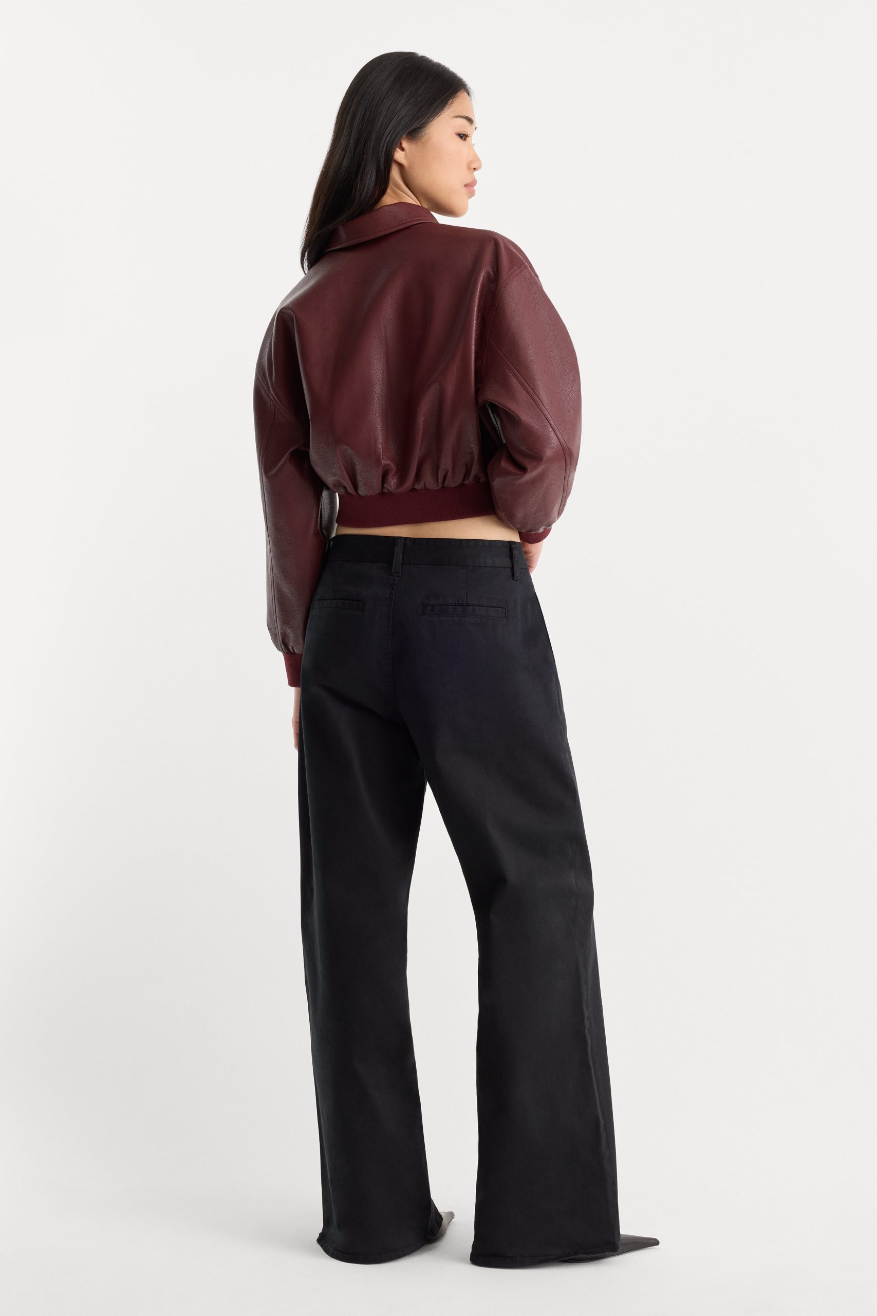 LOW SLUNG BAGGY TROUSER | BLACK - Image 5