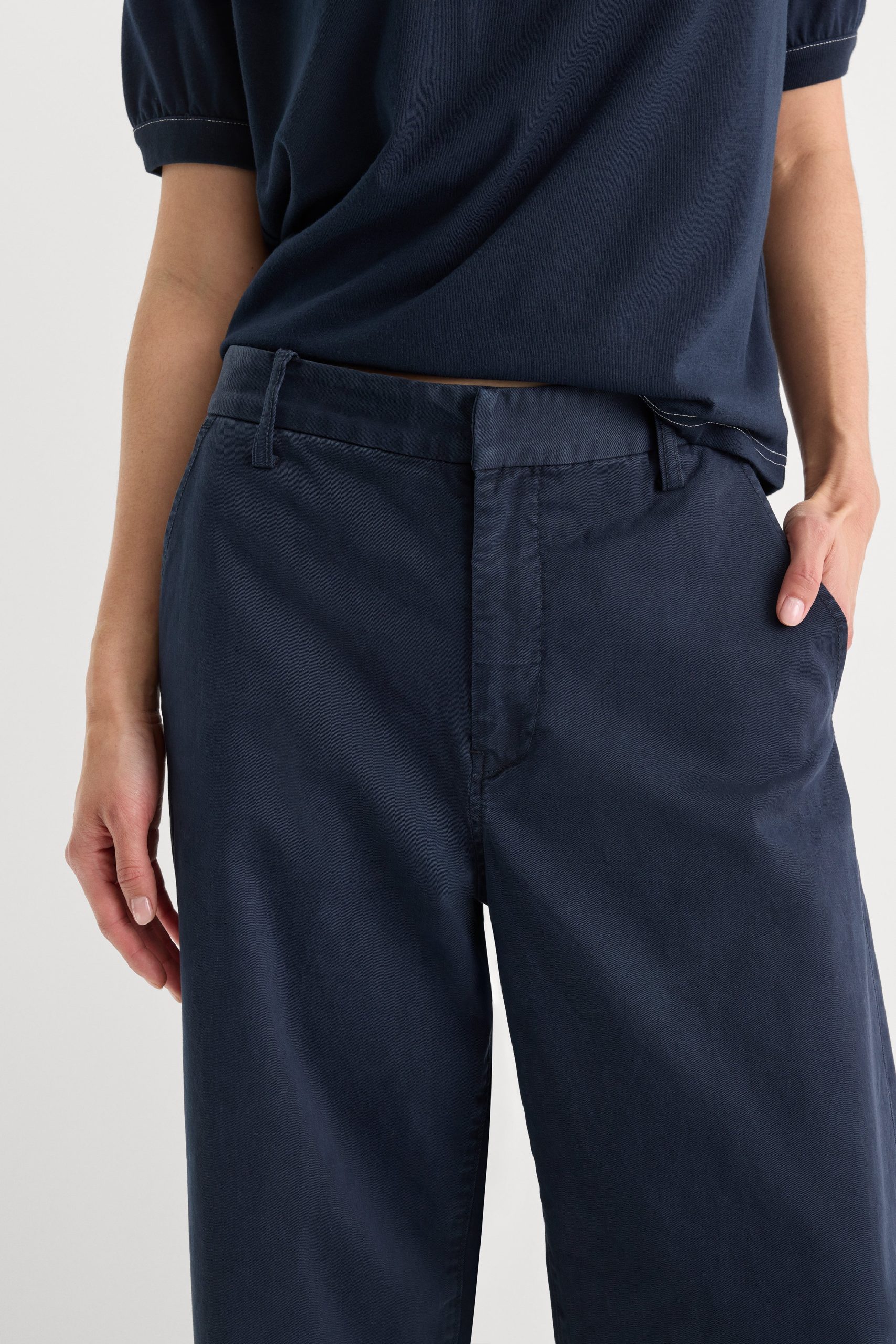 LOW SLUNG BAGGY TROUSER | NEW NAVY - Image 4
