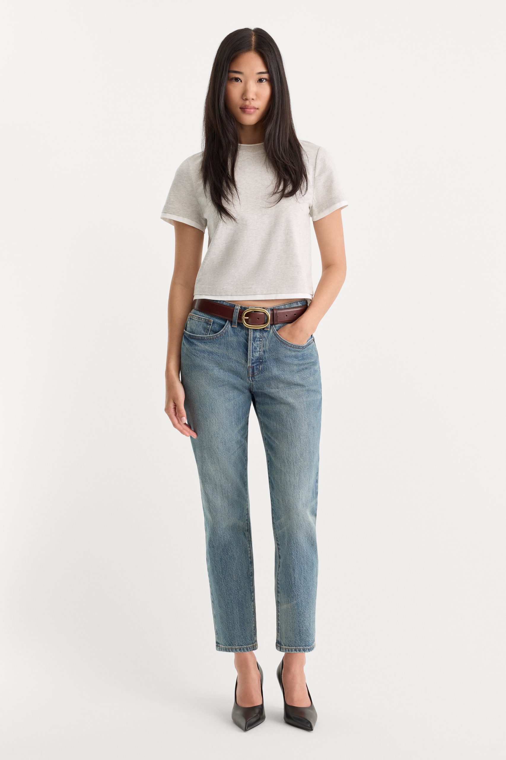 THE LAYERED TEE | VINTAGE GREY - Image 6