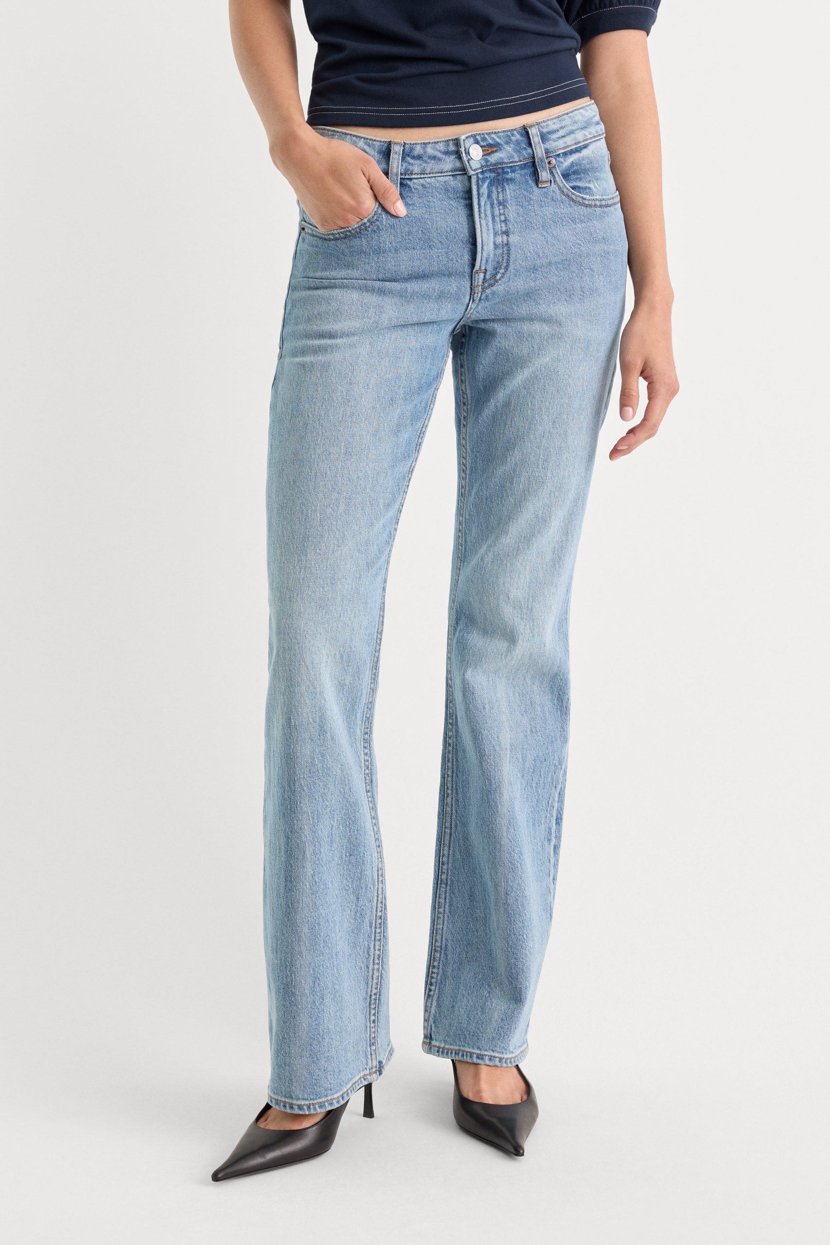 VINTAGE LOW RISE BOOTCUT JEANS | AMBER - Image 2