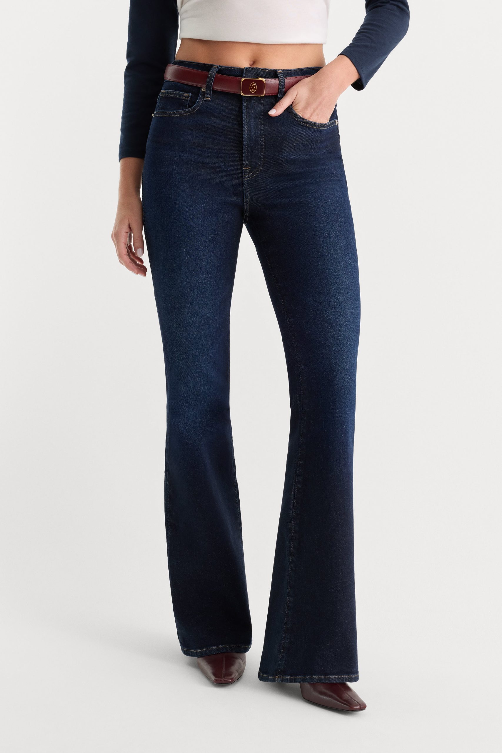 GOOD LEGS FLARE JEANS | INDIGO1308 - Image 2