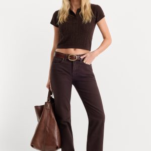 VINTAGE STRAIGHT JEANS | ESPRESSO
