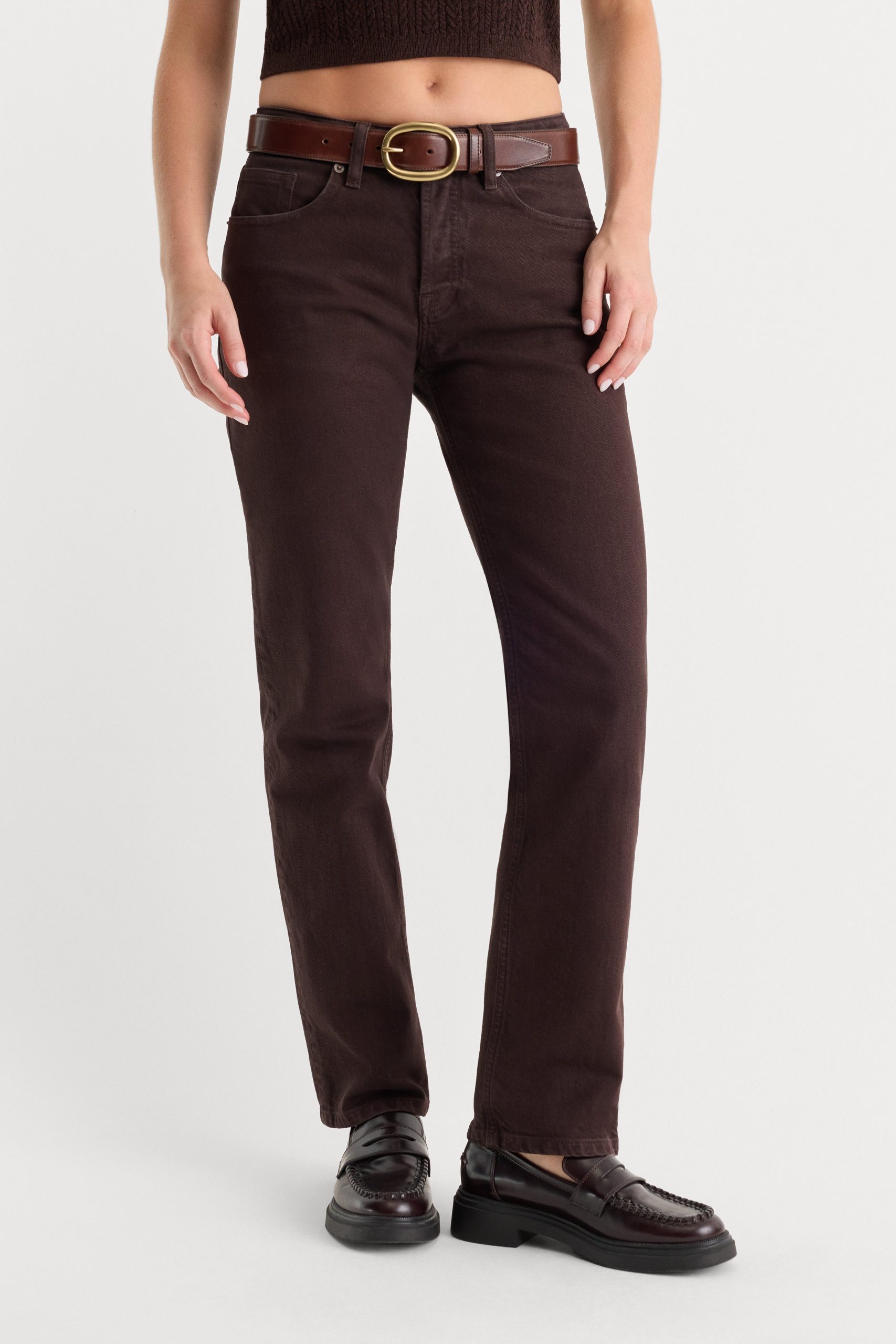 VINTAGE STRAIGHT JEANS | ESPRESSO - Image 2
