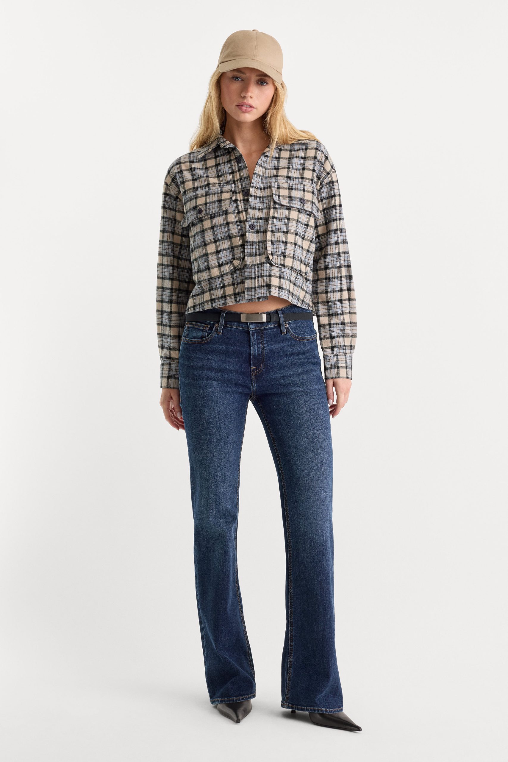 GOOD LOW RISE BOOTCUT JEANS | UMBER - Image 2