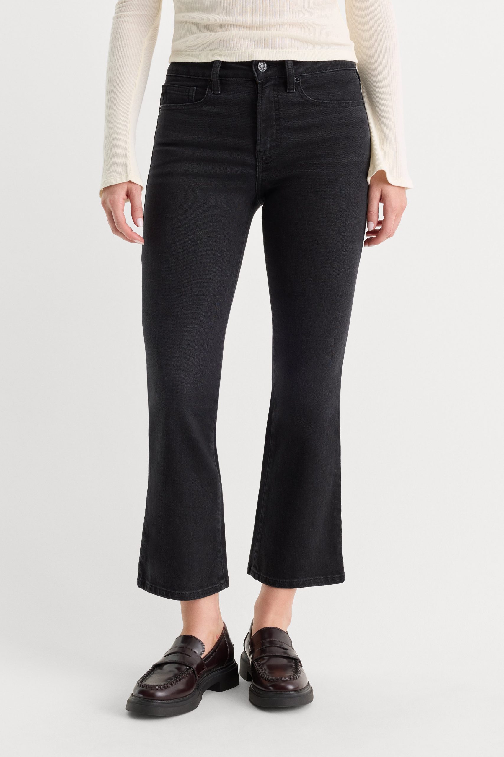 GOOD LEGS CROP MINI BOOT JEANS | TYRE - Image 2