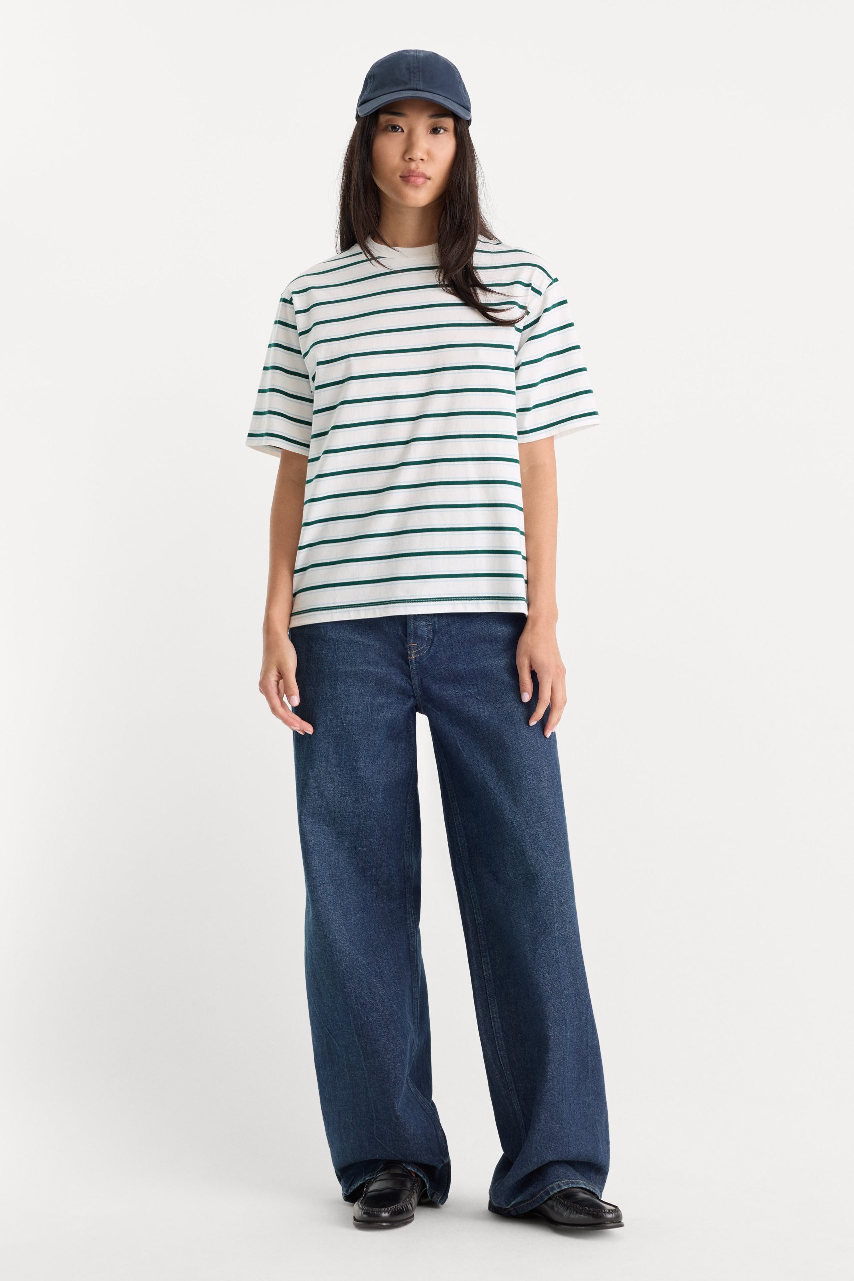 THE BODEGA TEE | FOREST MULTI STRIPE - Image 4