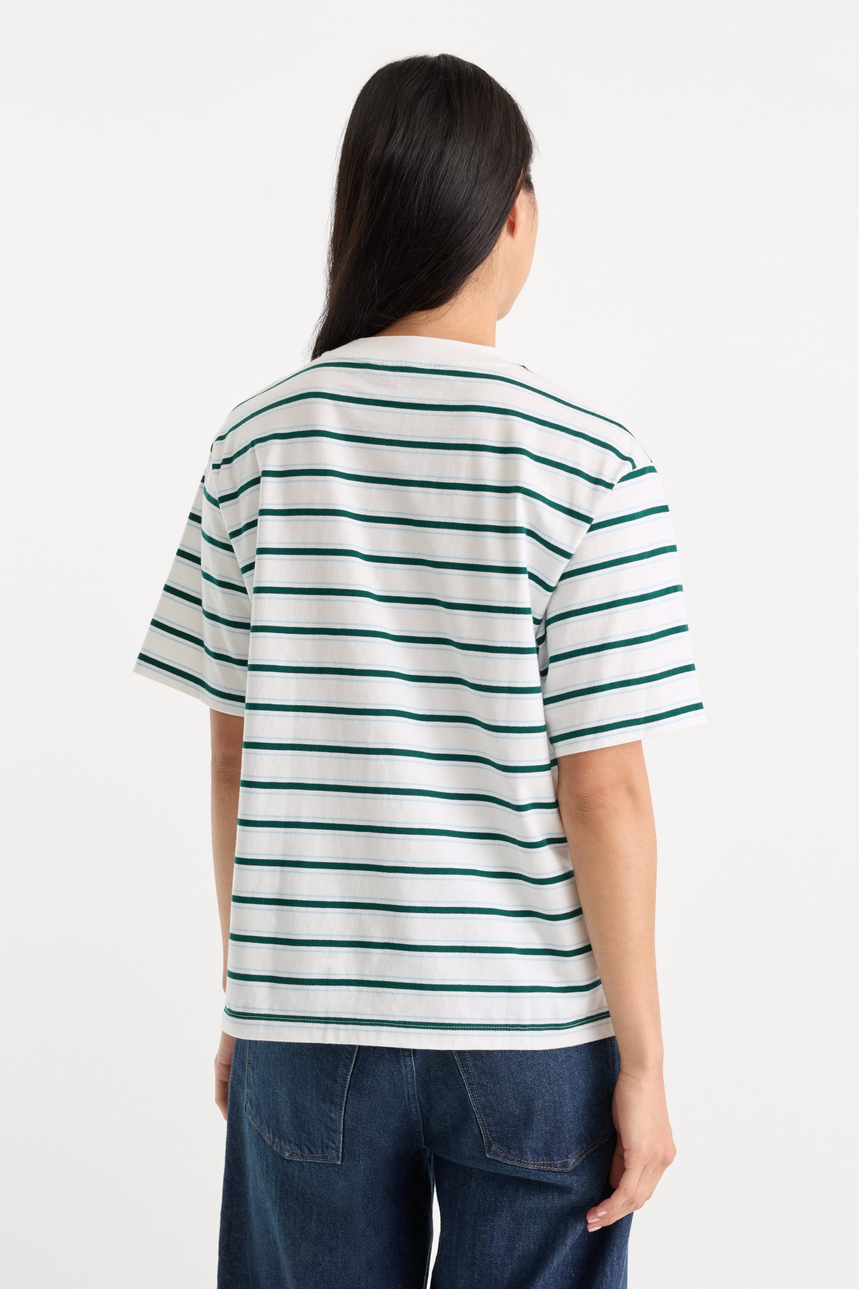 THE BODEGA TEE | FOREST MULTI STRIPE - Image 5