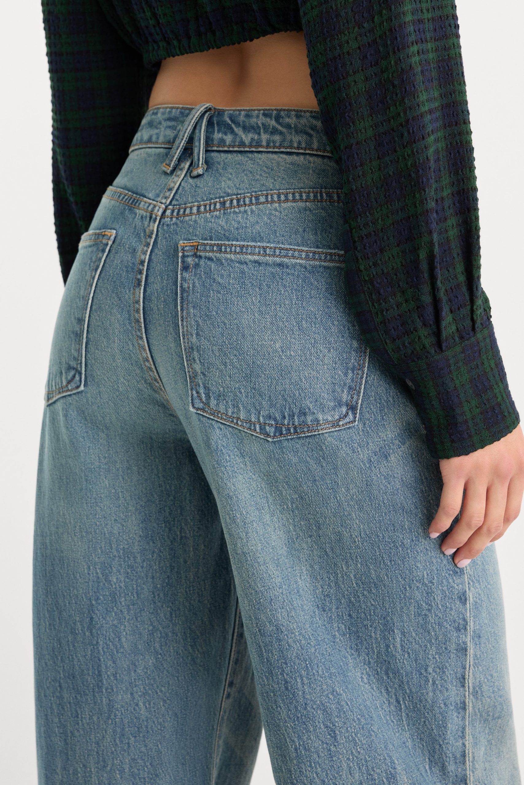 VINTAGE WIDE JEANS | OAK - Image 5