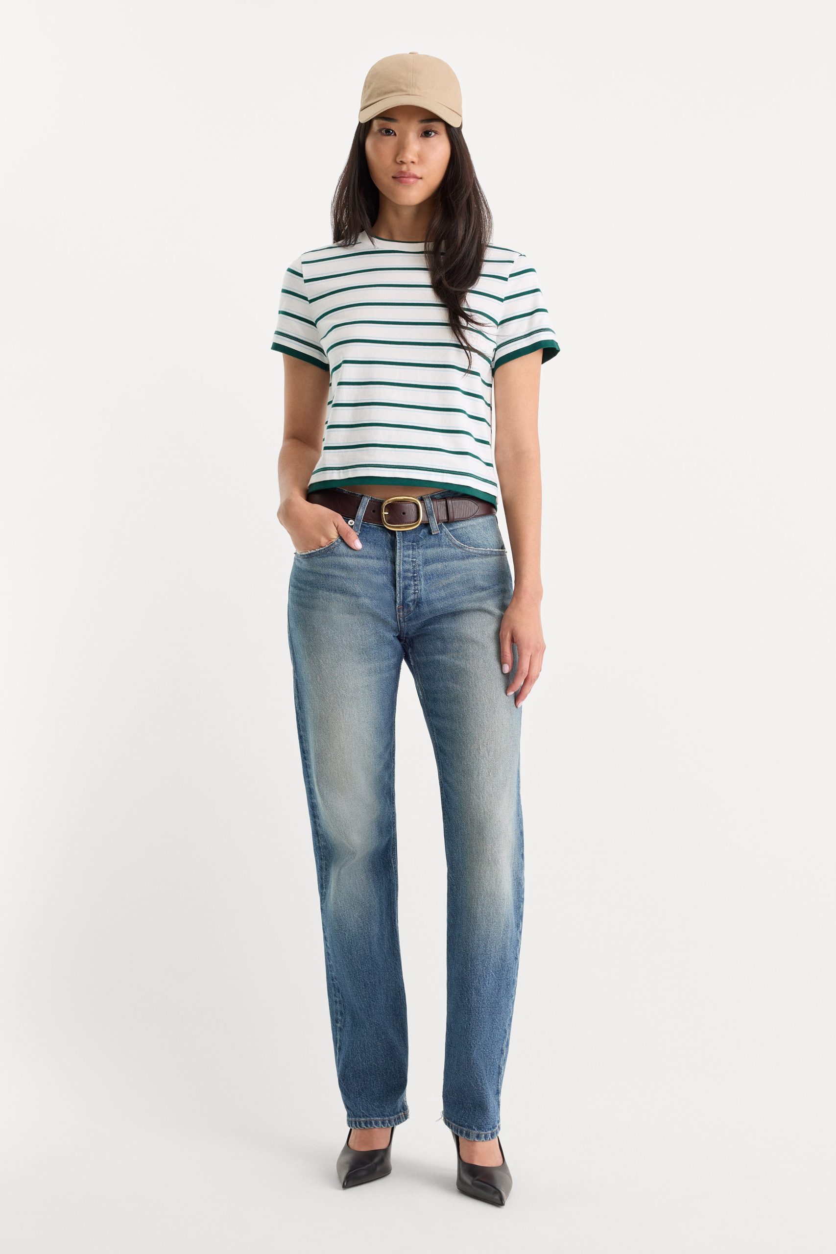 THE LAYERED TEE | FOREST MULTI STRIPE - Image 5
