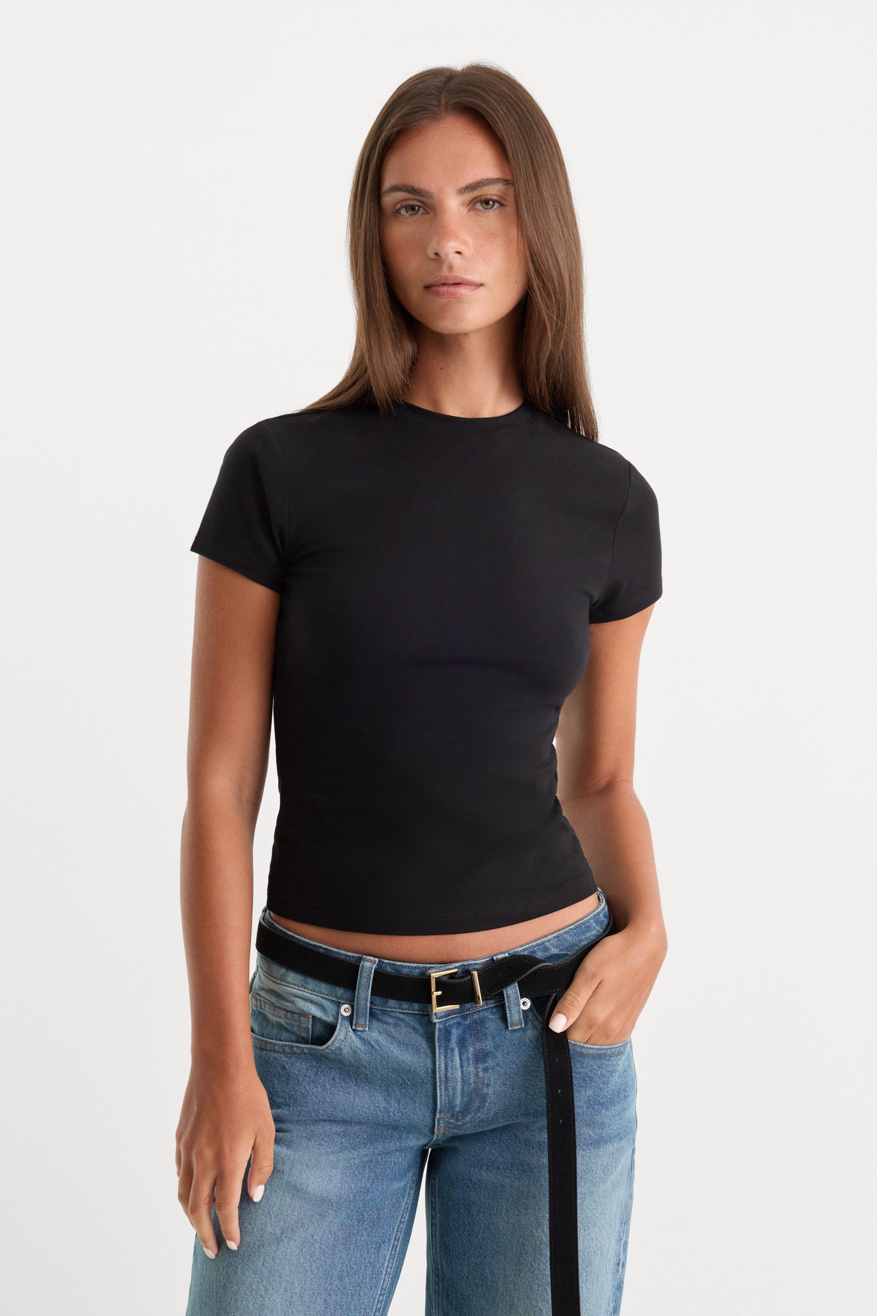 THE BABY TEE | BLACK