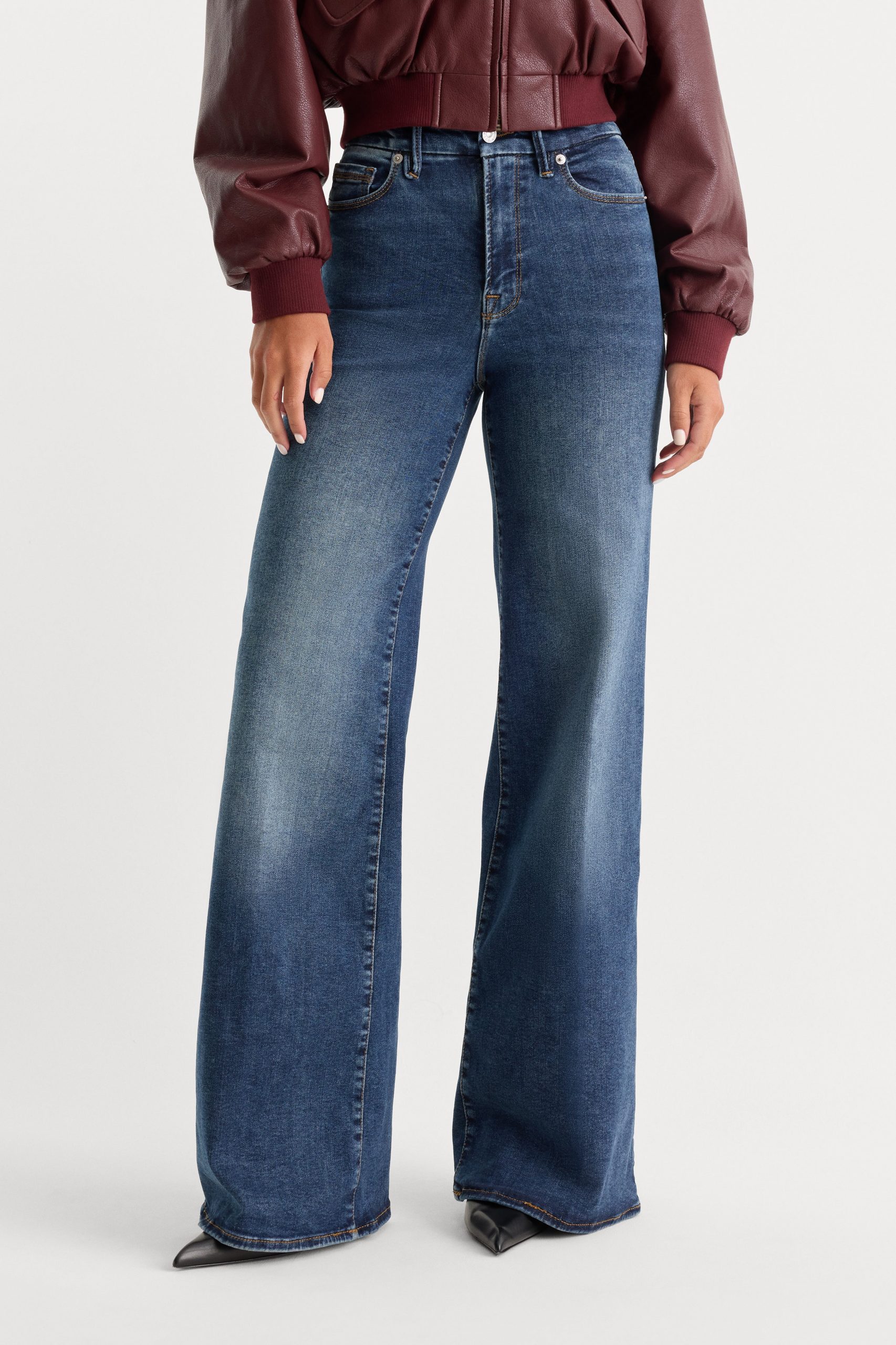 GOOD WAIST PALAZZO JEANS | INDIGO446 - Image 2