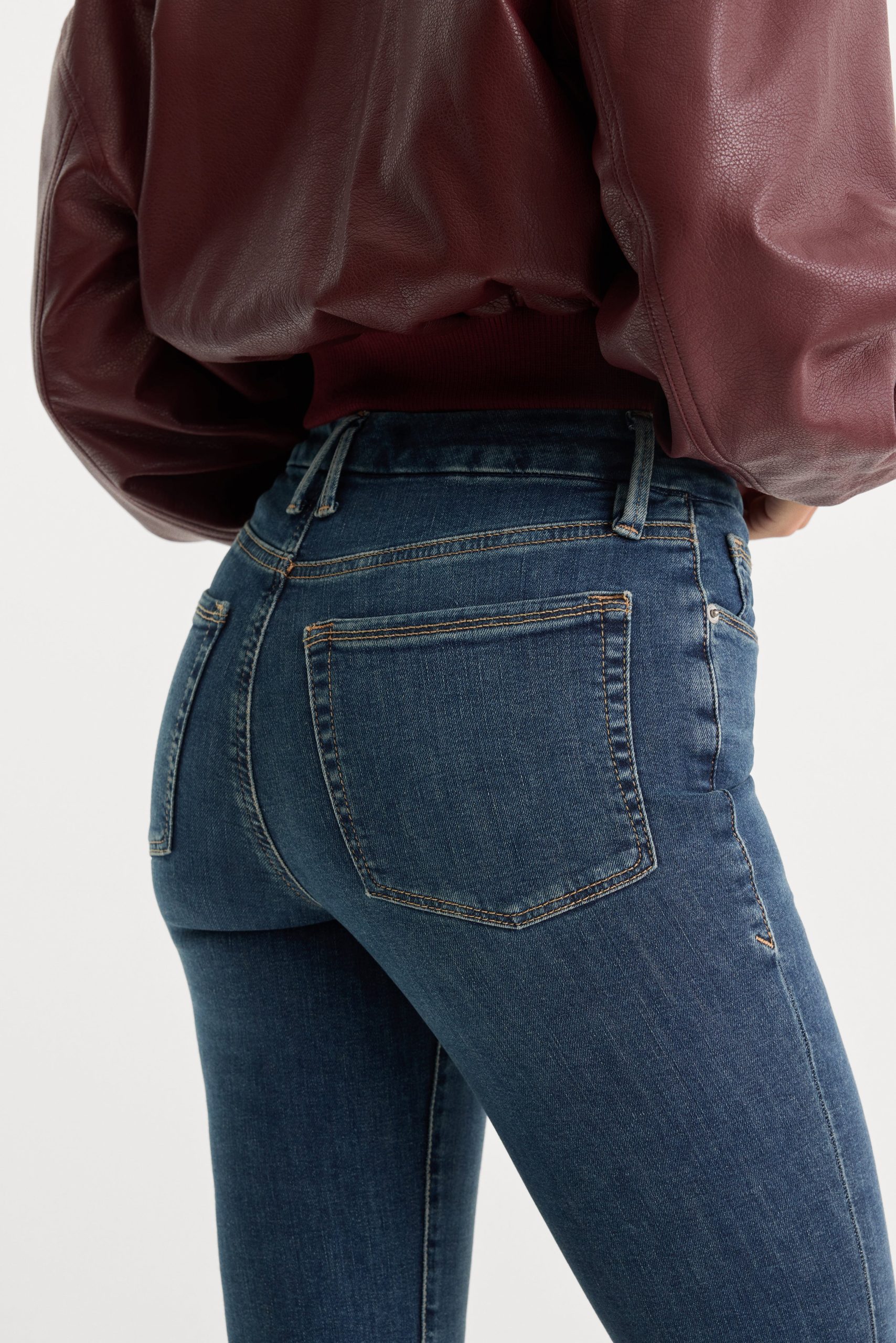 GOOD PETITE STRAIGHT JEANS | BLUE004 - Image 6