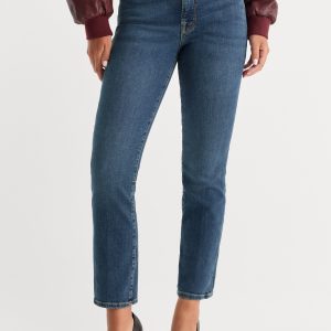GOOD PETITE STRAIGHT JEANS | BLUE004