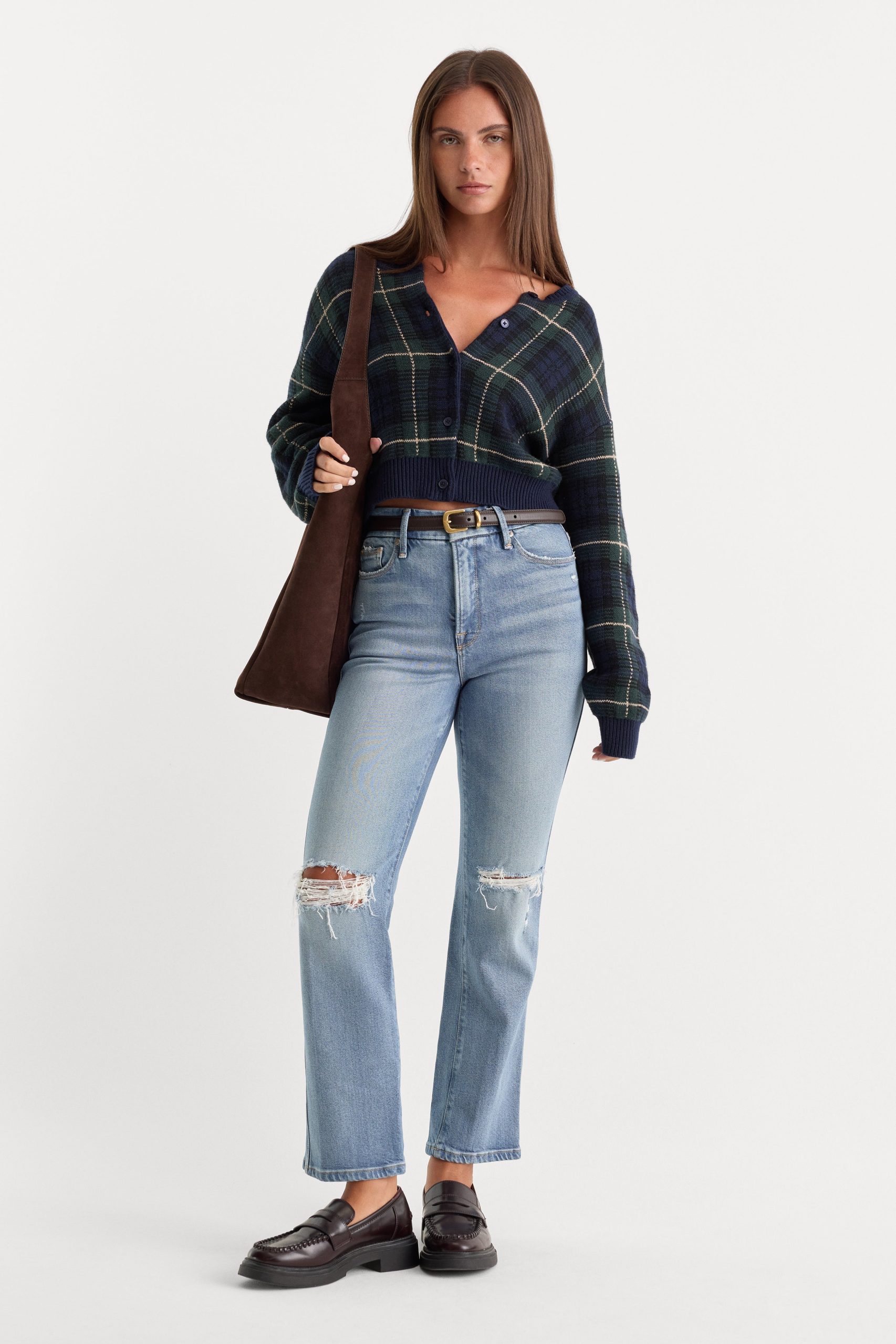 SOFT TECH GOOD CURVE STRAIGHT JEANS | INDIGO1072