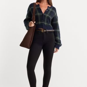 NEVER FADE GOOD LEGS SKINNY JEANS | BLACK