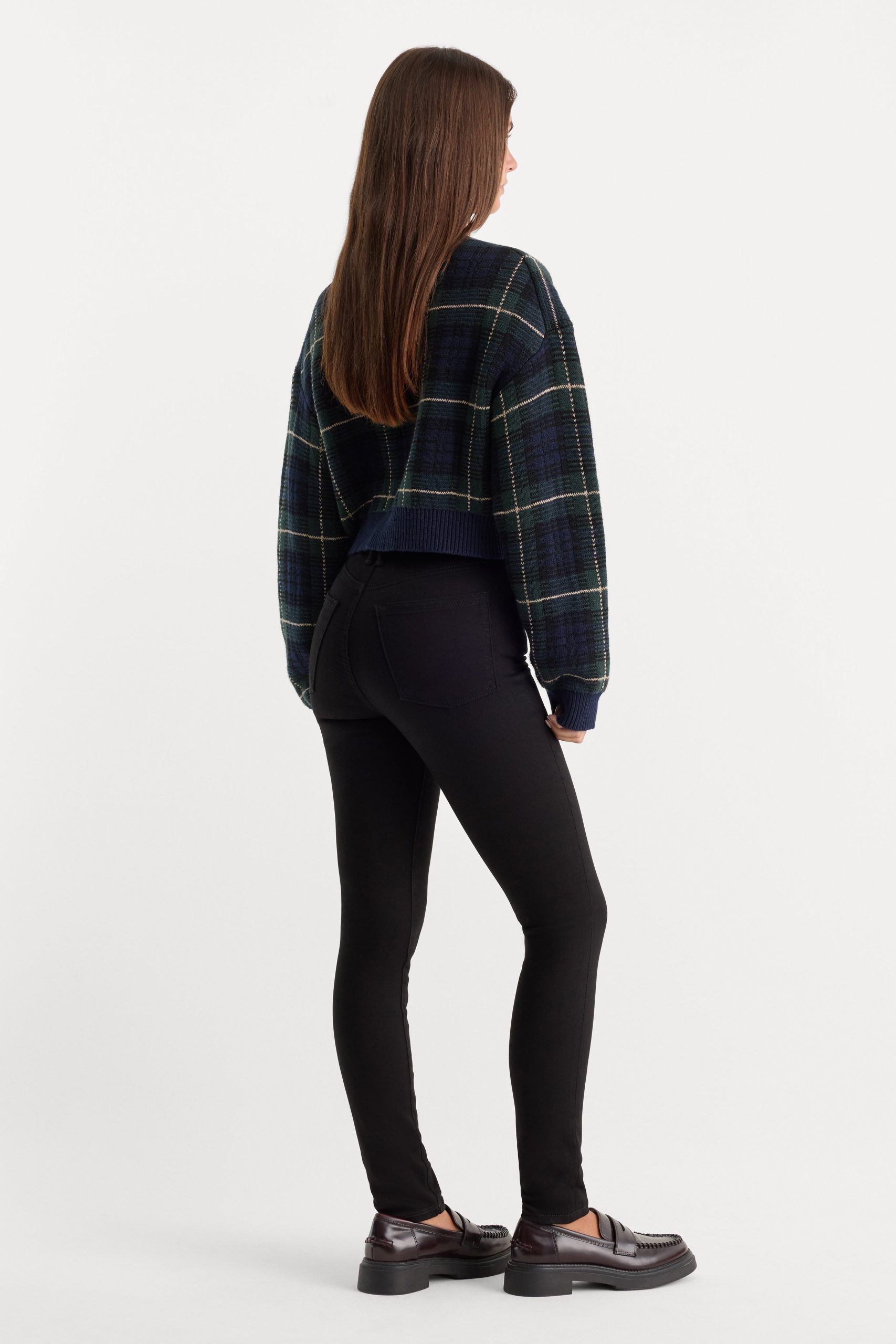 NEVER FADE GOOD LEGS SKINNY JEANS | BLACK - Image 3
