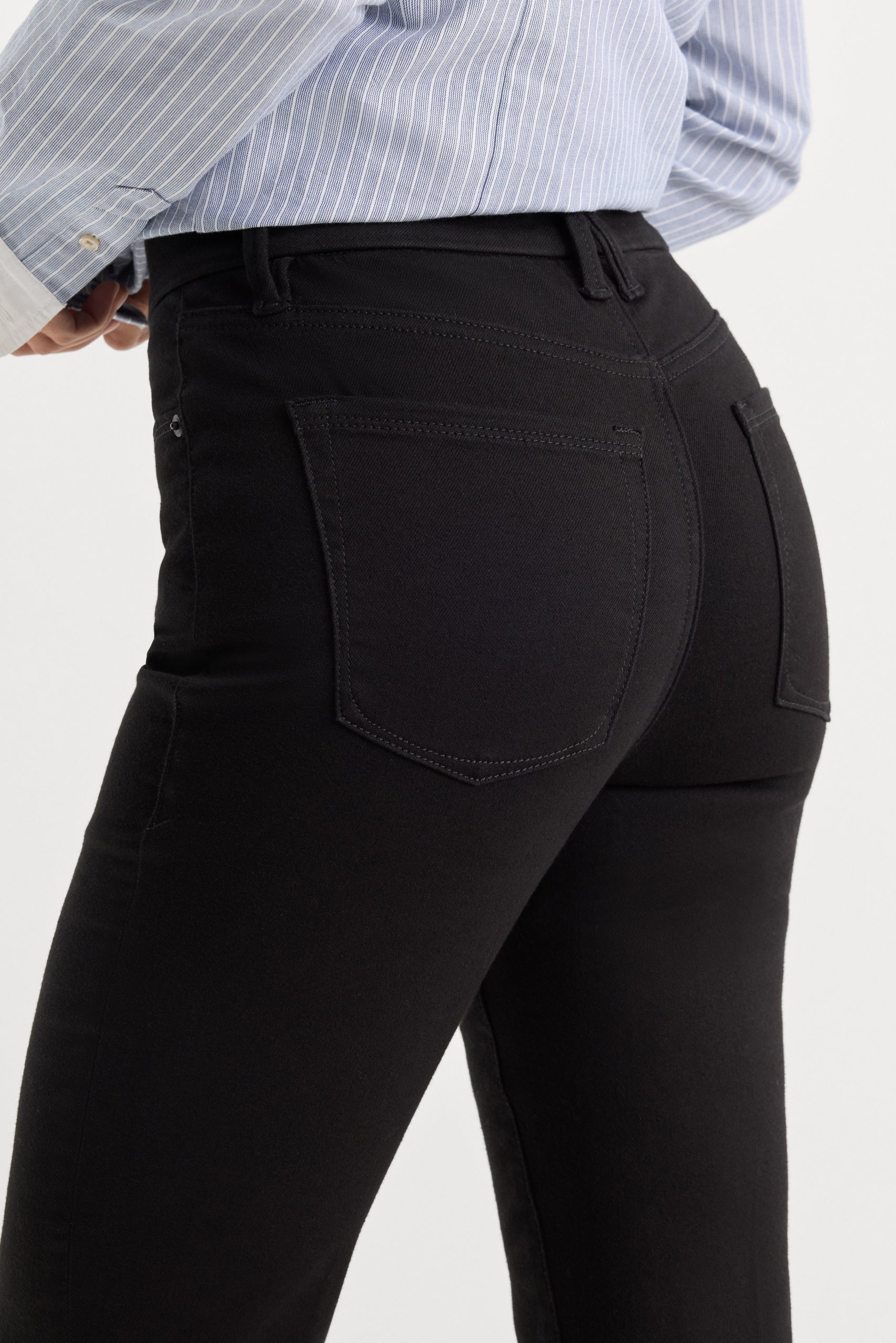 NEVER FADE GOOD CLASSIC SLIM BOOTCUT JEANS | BLACK - Image 6