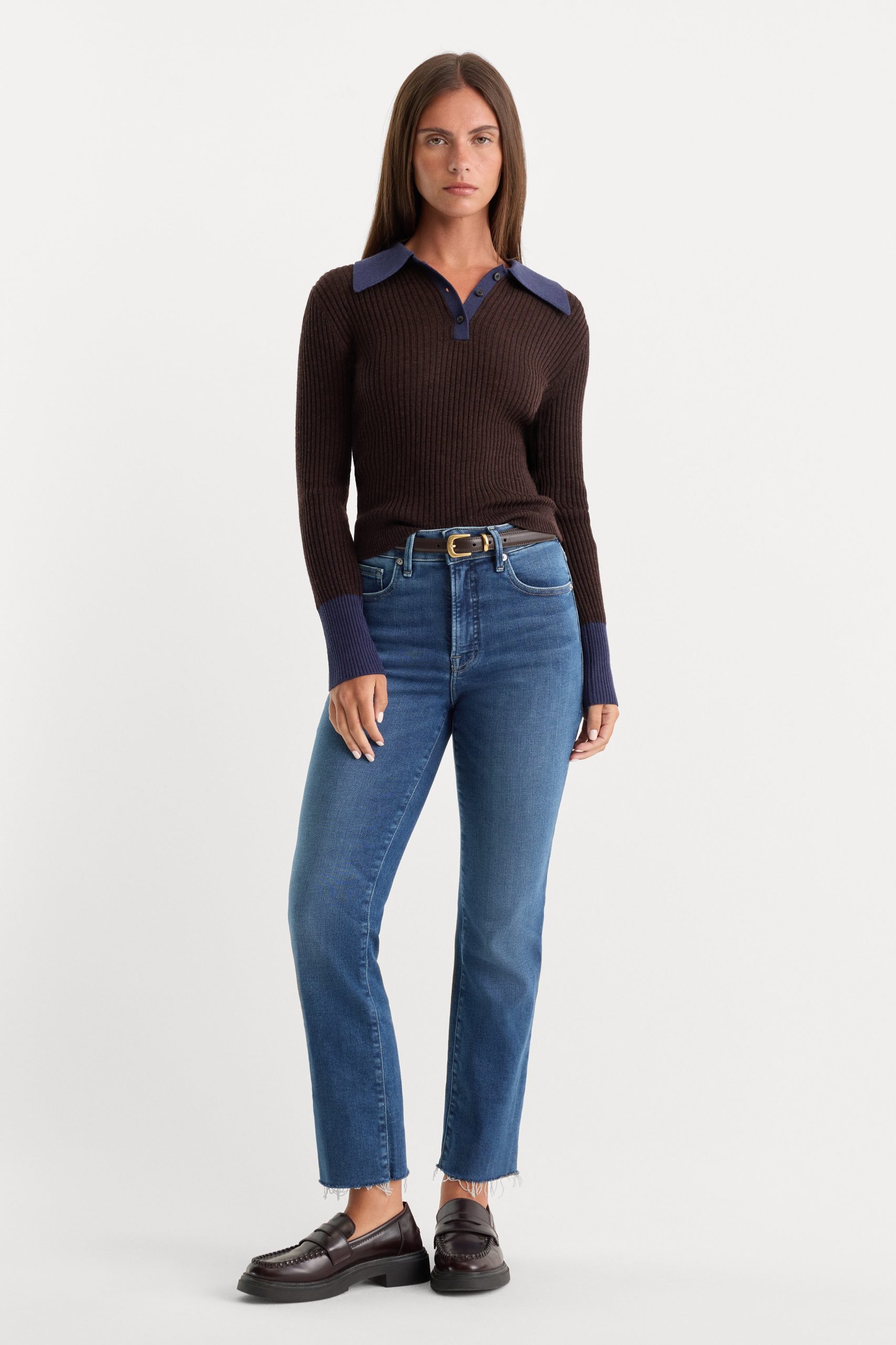 SOFT TECH GOOD LEGS STRAIGHT JEANS | INDIGO818
