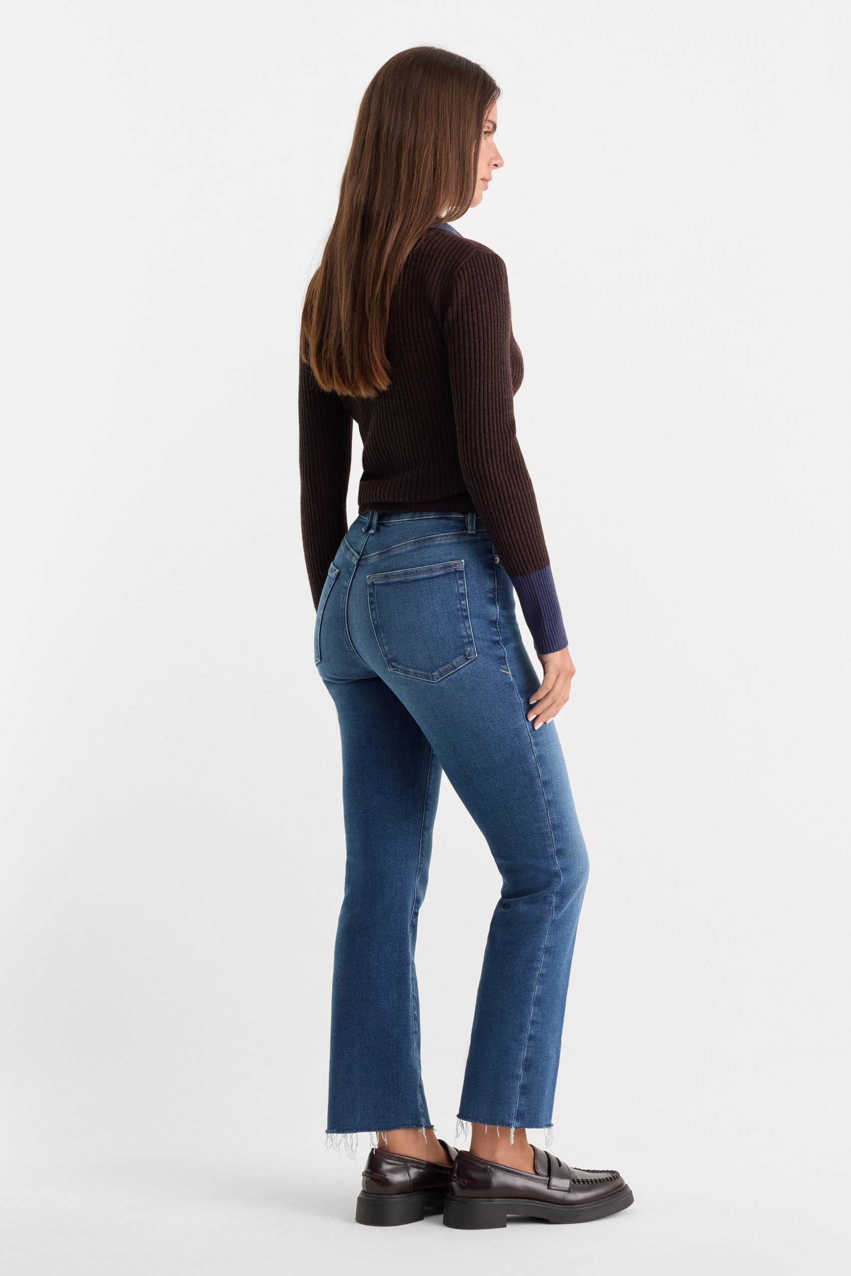 SOFT TECH GOOD LEGS STRAIGHT JEANS | INDIGO818 - Image 5