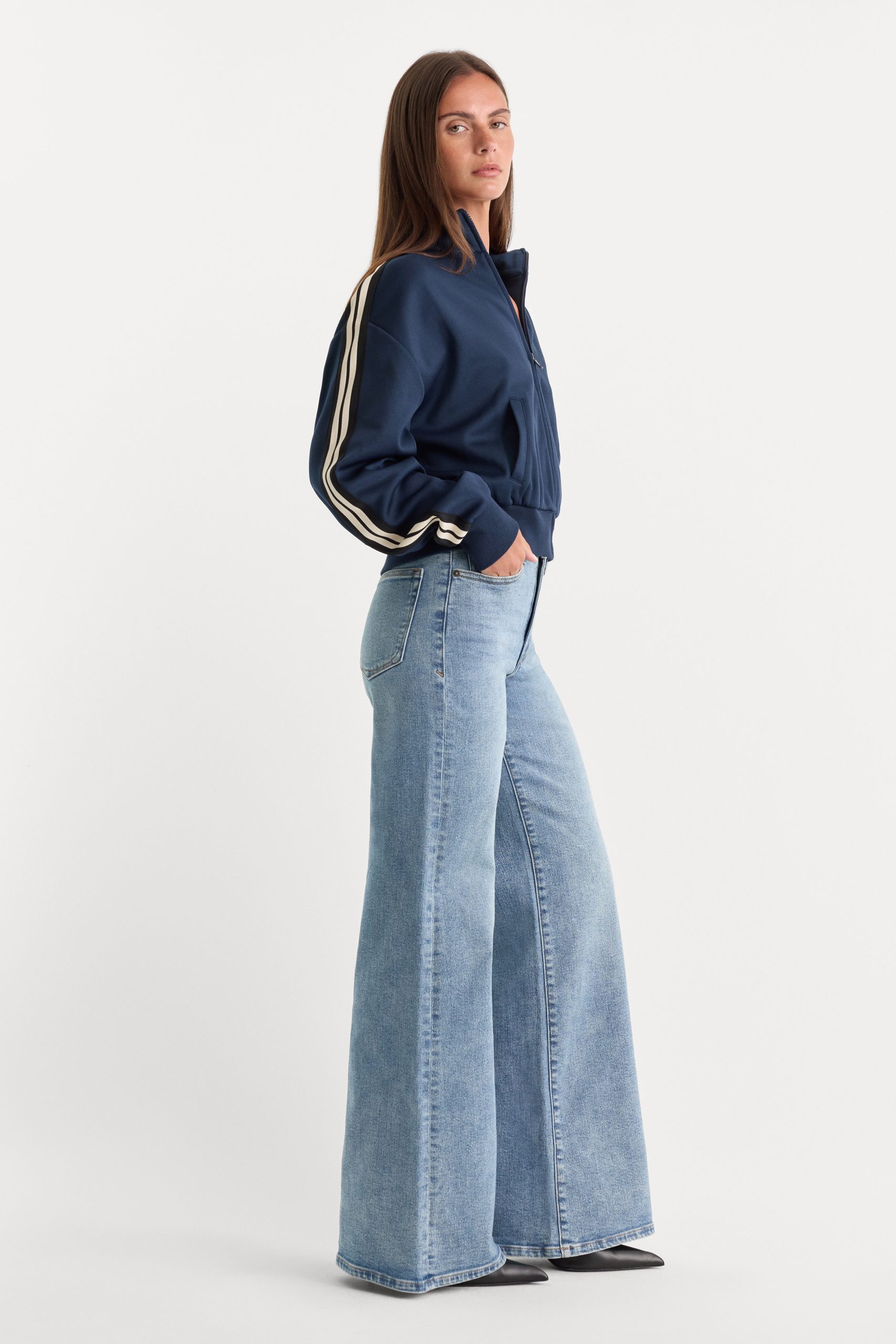 GOOD WAIST PALAZZO JEANS | INDIGO1154 - Image 4